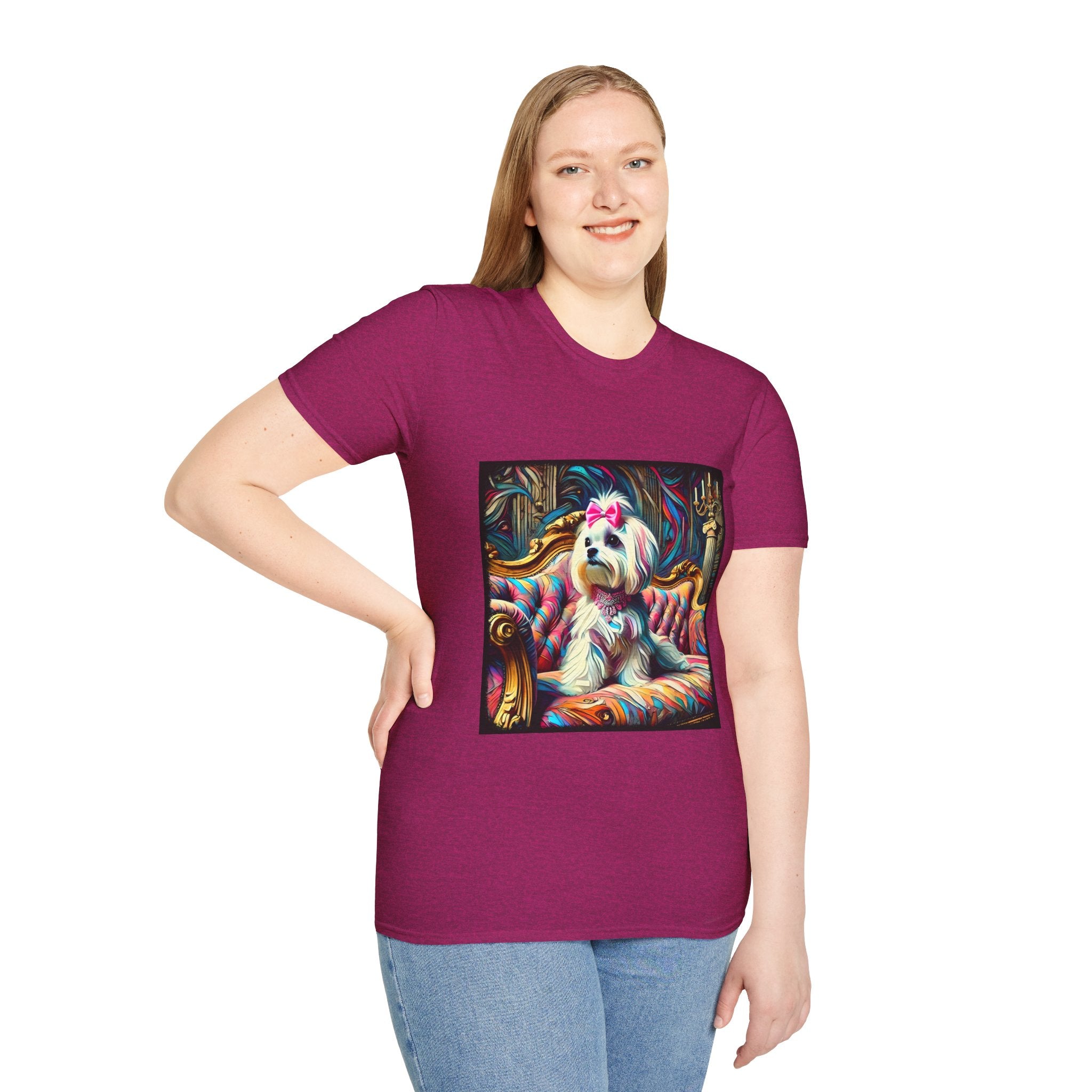 Maltese Diamond Princess Classic | Unisex Dog T-Shirt