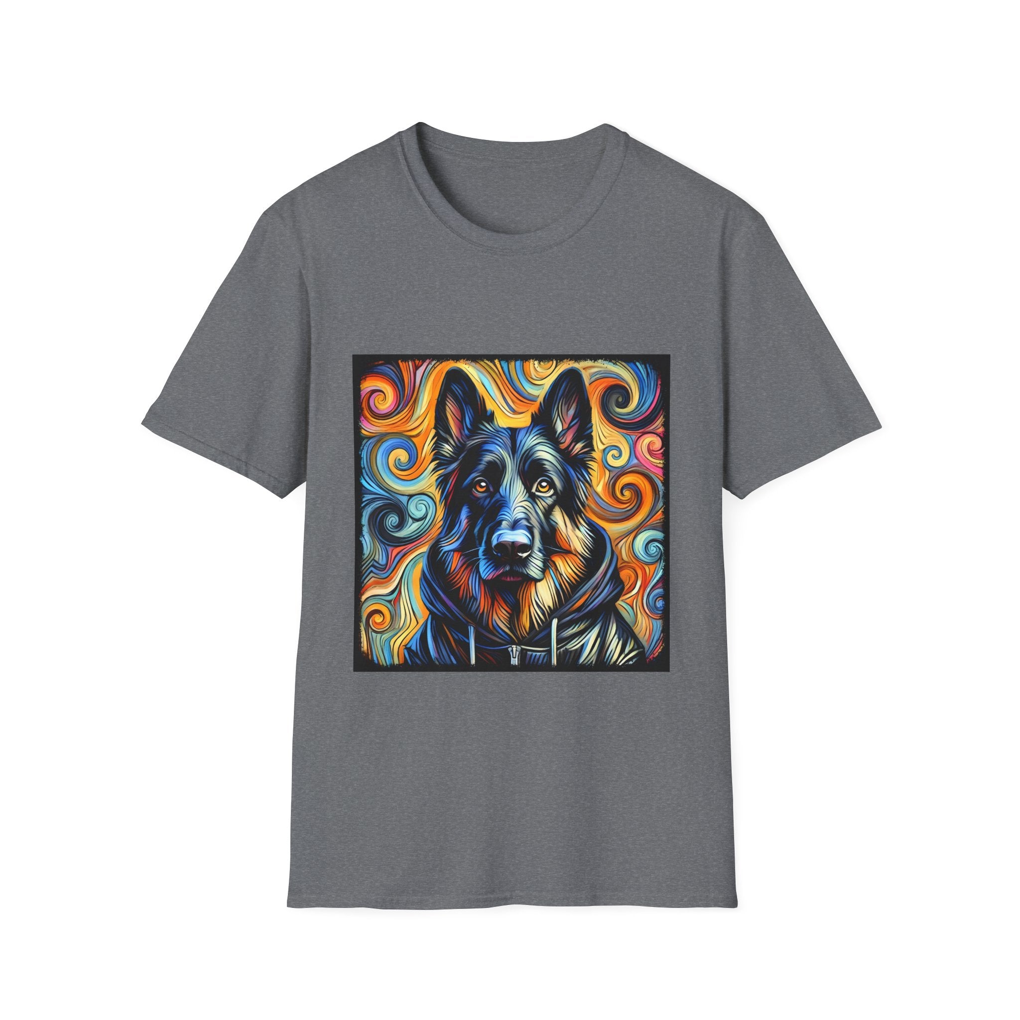 German Shepherd Hoodie Swirl II | Unisex Dog T-Shirt