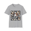 Basset Hound Bold Geometric | Unisex Dog T-Shirt