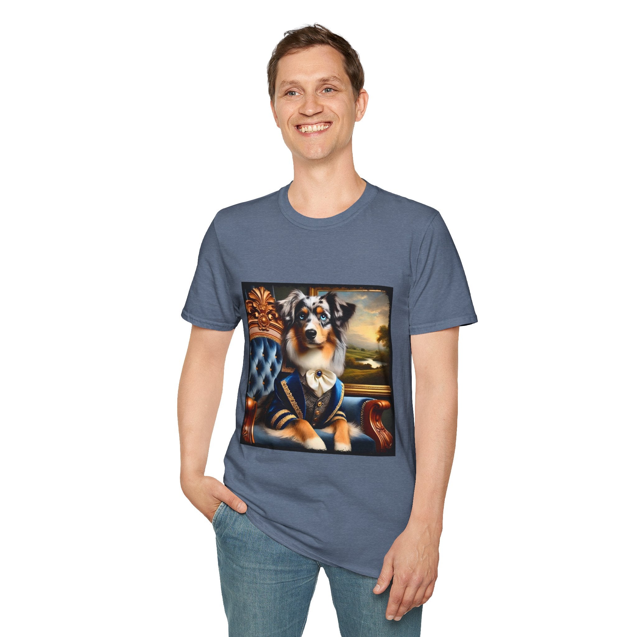 Miniature American Shepherd Dashing Duke | Unisex Dog T-Shirt