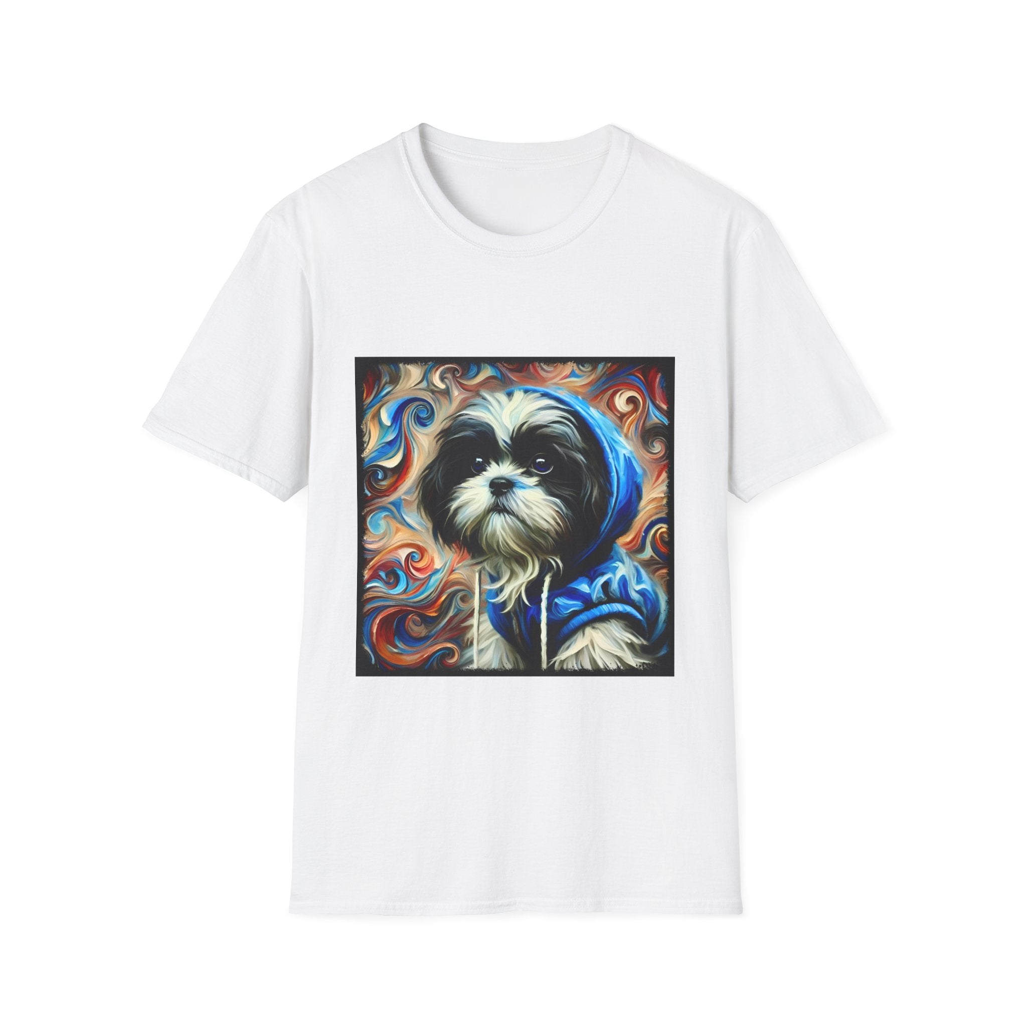 Shih Tzu Street Swirl | Unisex Dog T-Shirt