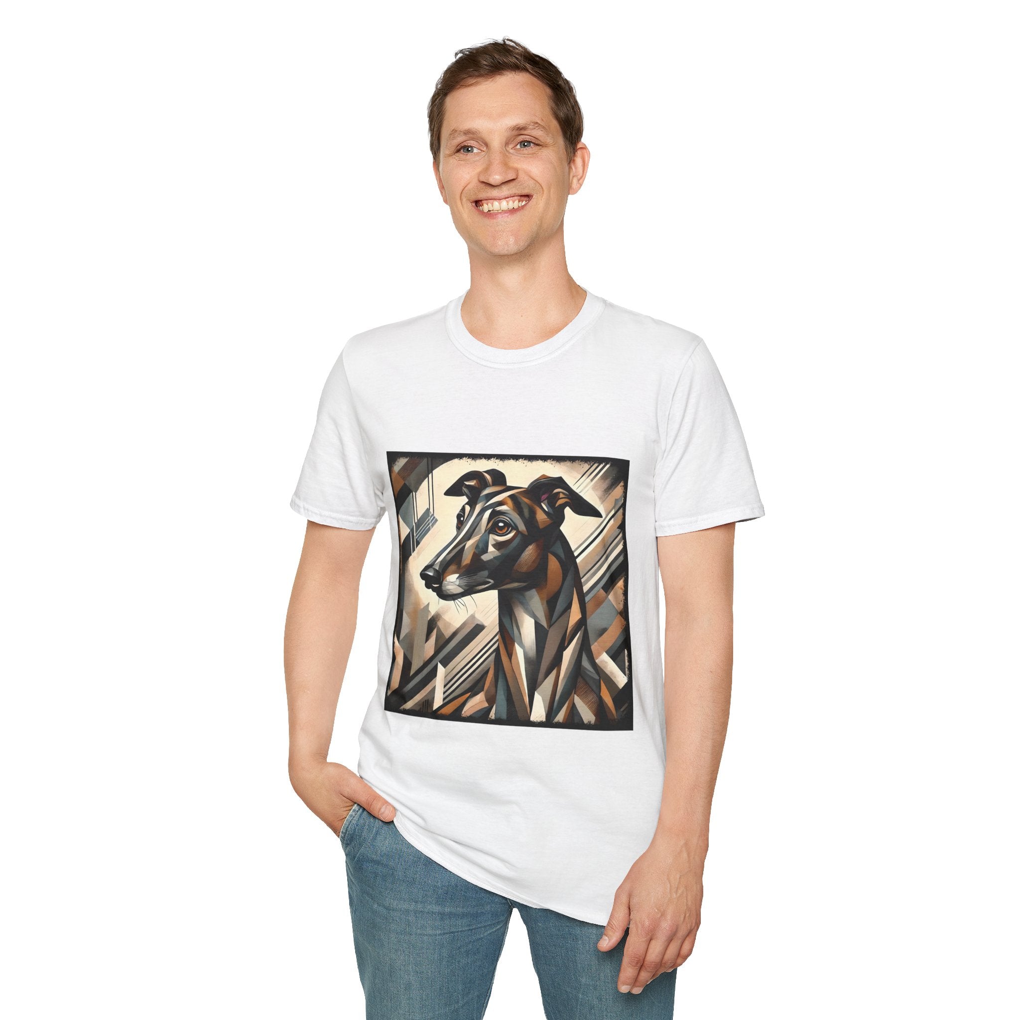 Greyhound Bold Geometric | Unisex Dog T-Shirt