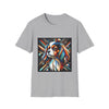 Cavalier King Charles Spaniel Multicolored Geometric | Unisex Dog T-Shirt