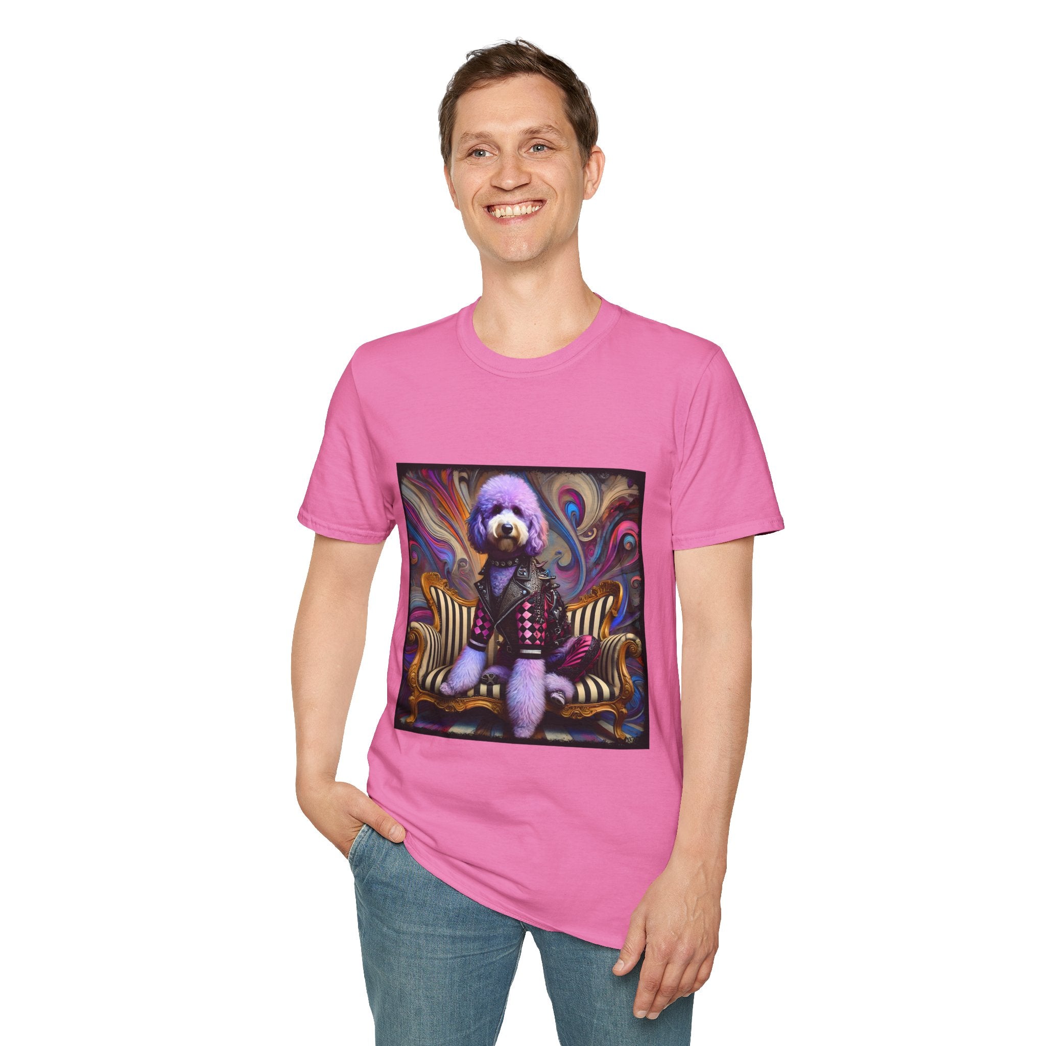 Labradoodle Lavender Rocker | Unisex Dog T-Shirt