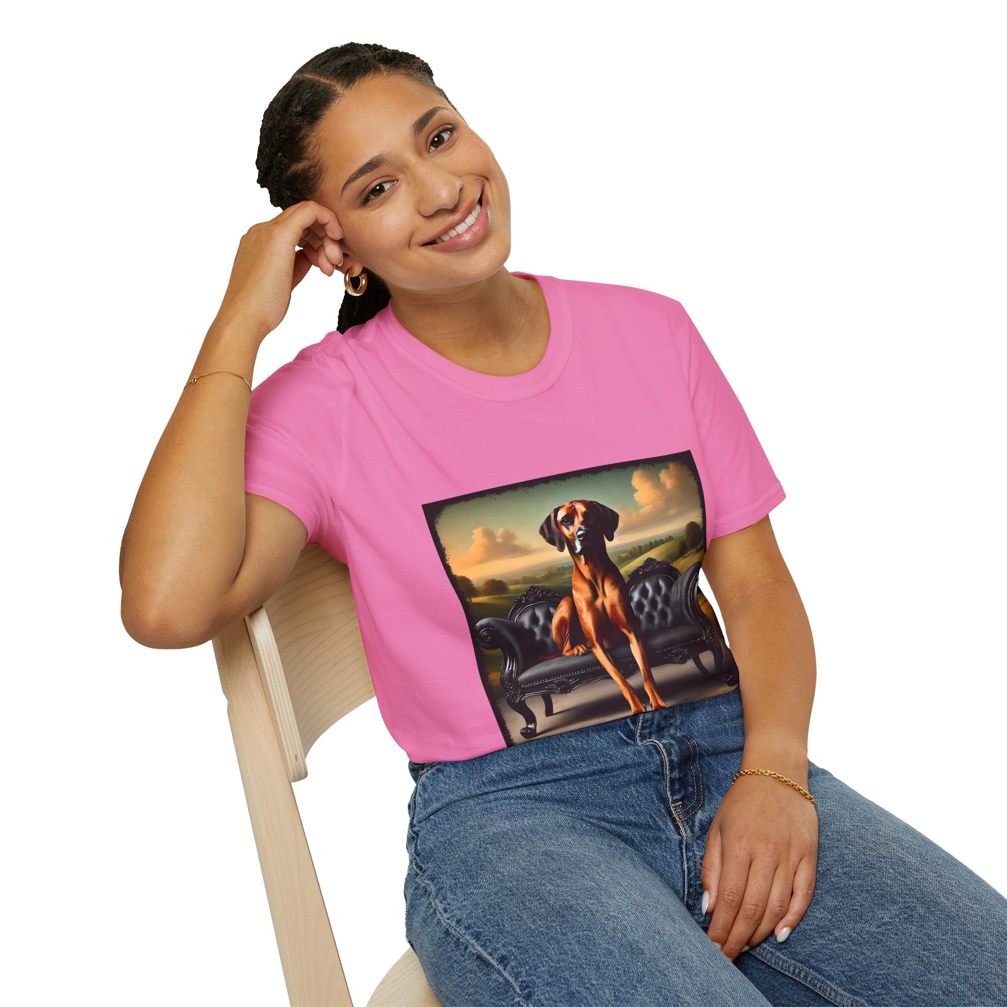 Rhodesian Ridgeback Portrait | Unisex Dog T-Shirt