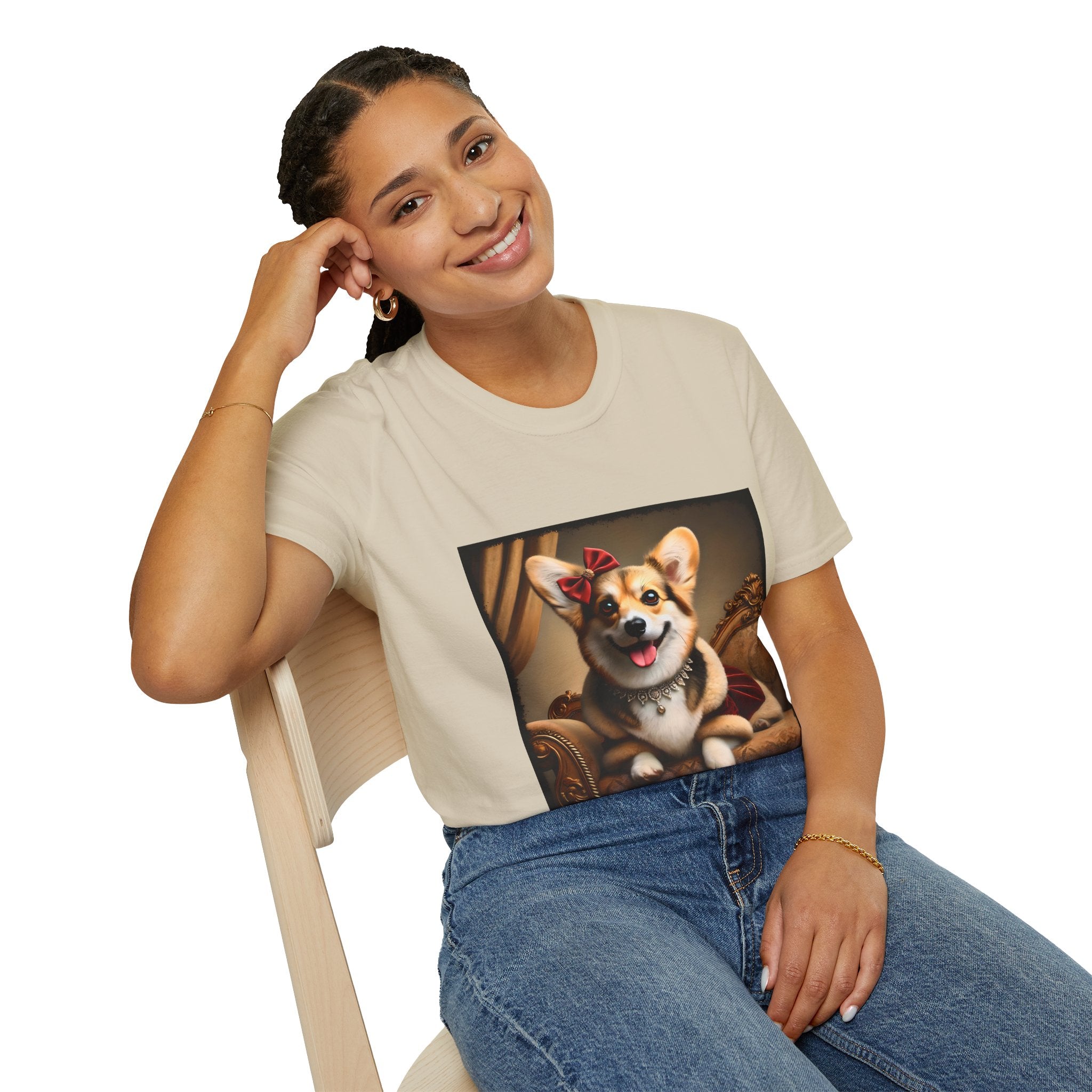 Pembroke Welsh Corgi Red Velvet Princess | Unisex Dog T-Shirt