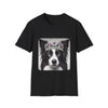 Border Collie Iconic Princess | Unisex Dog T-Shirt