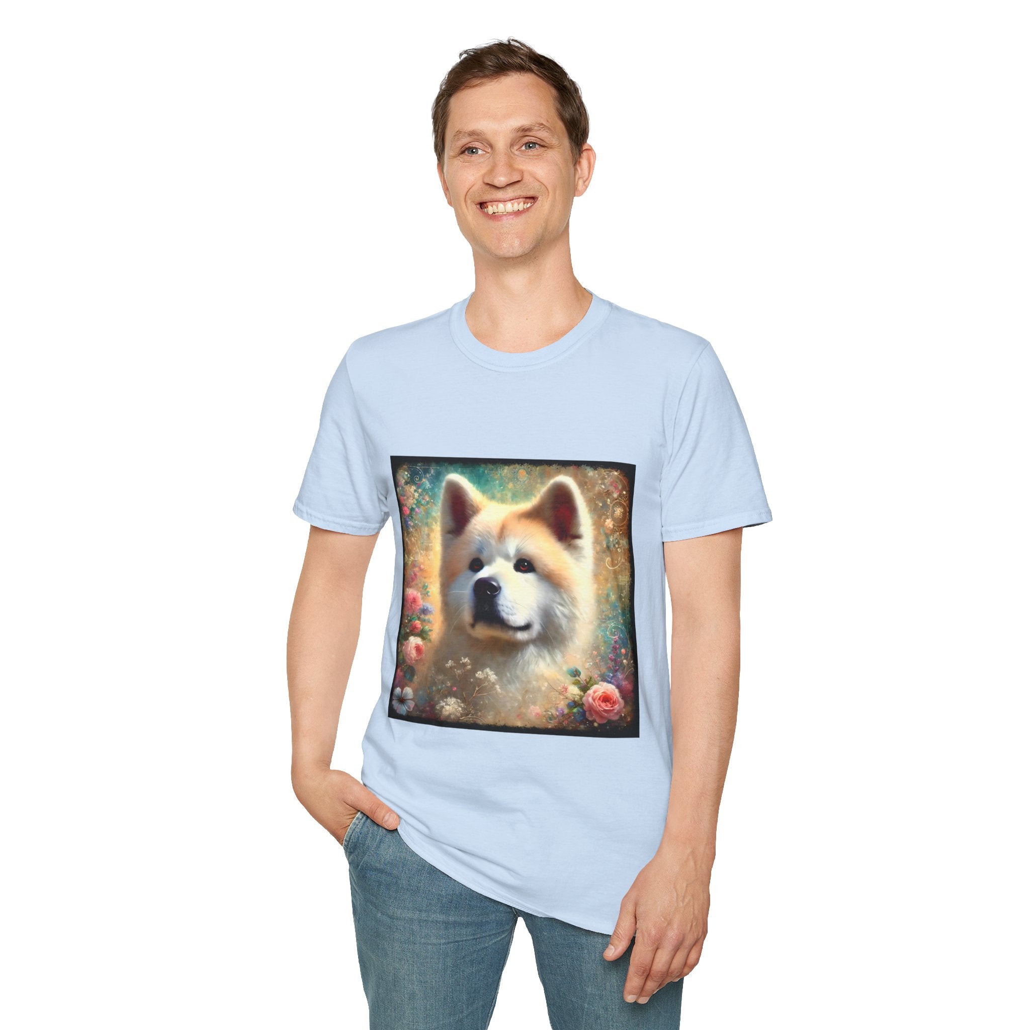 Akita Cosmic Garden | Unisex Dog T-Shirt