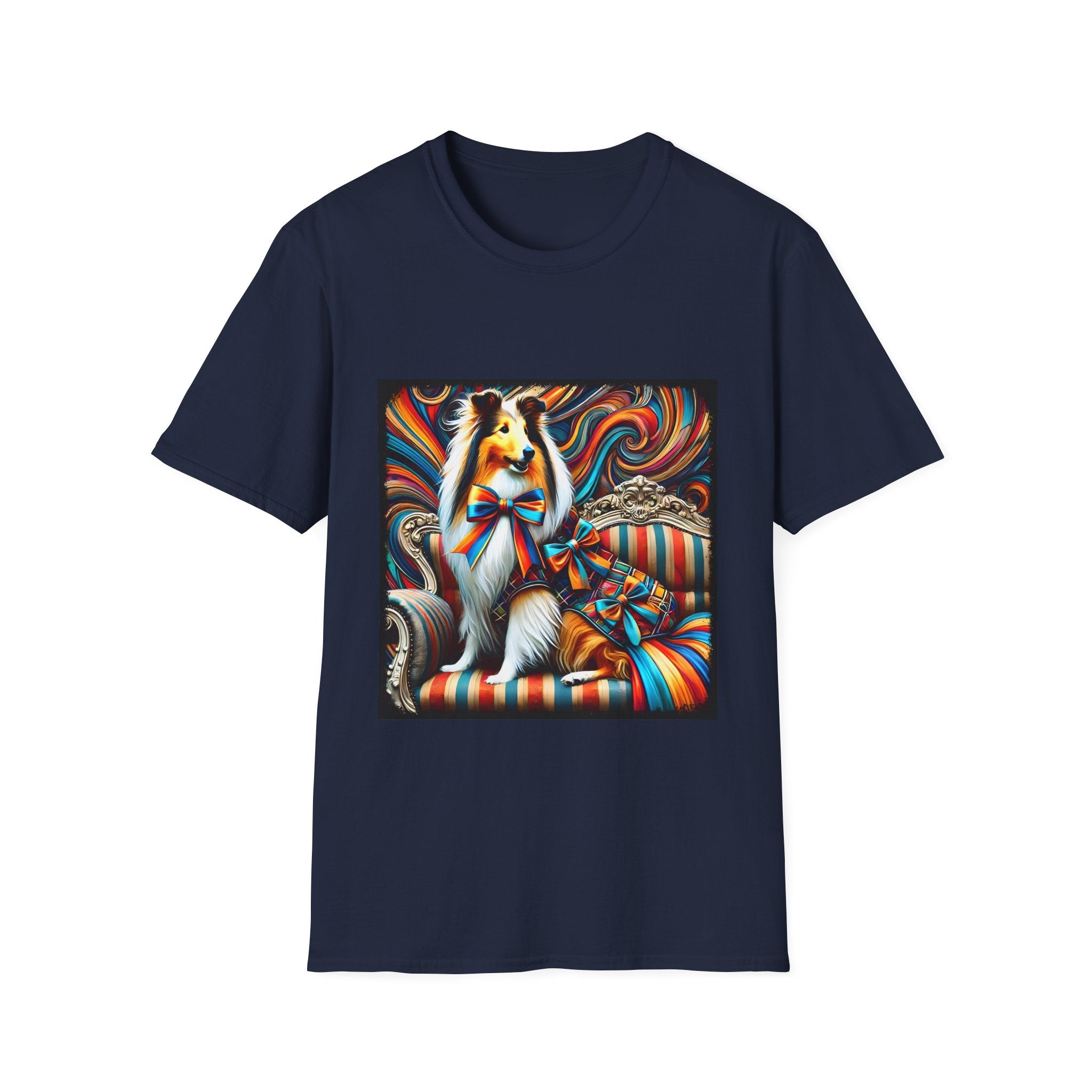 Collie Dynamic Swirl | Unisex Dog T-Shirt