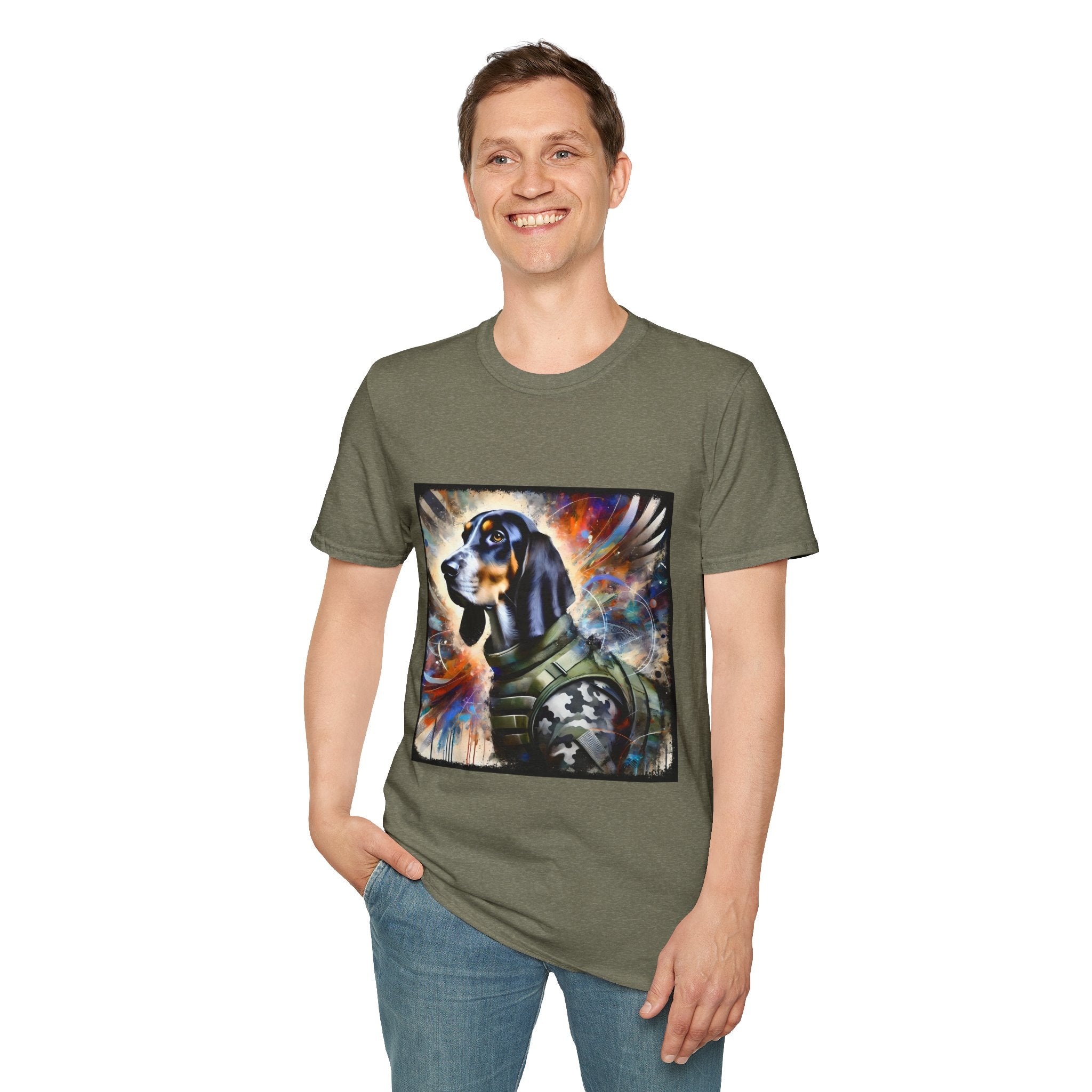 Treeing Walker Coonhound Bold Armor Classic | Unisex Dog T-Shirt