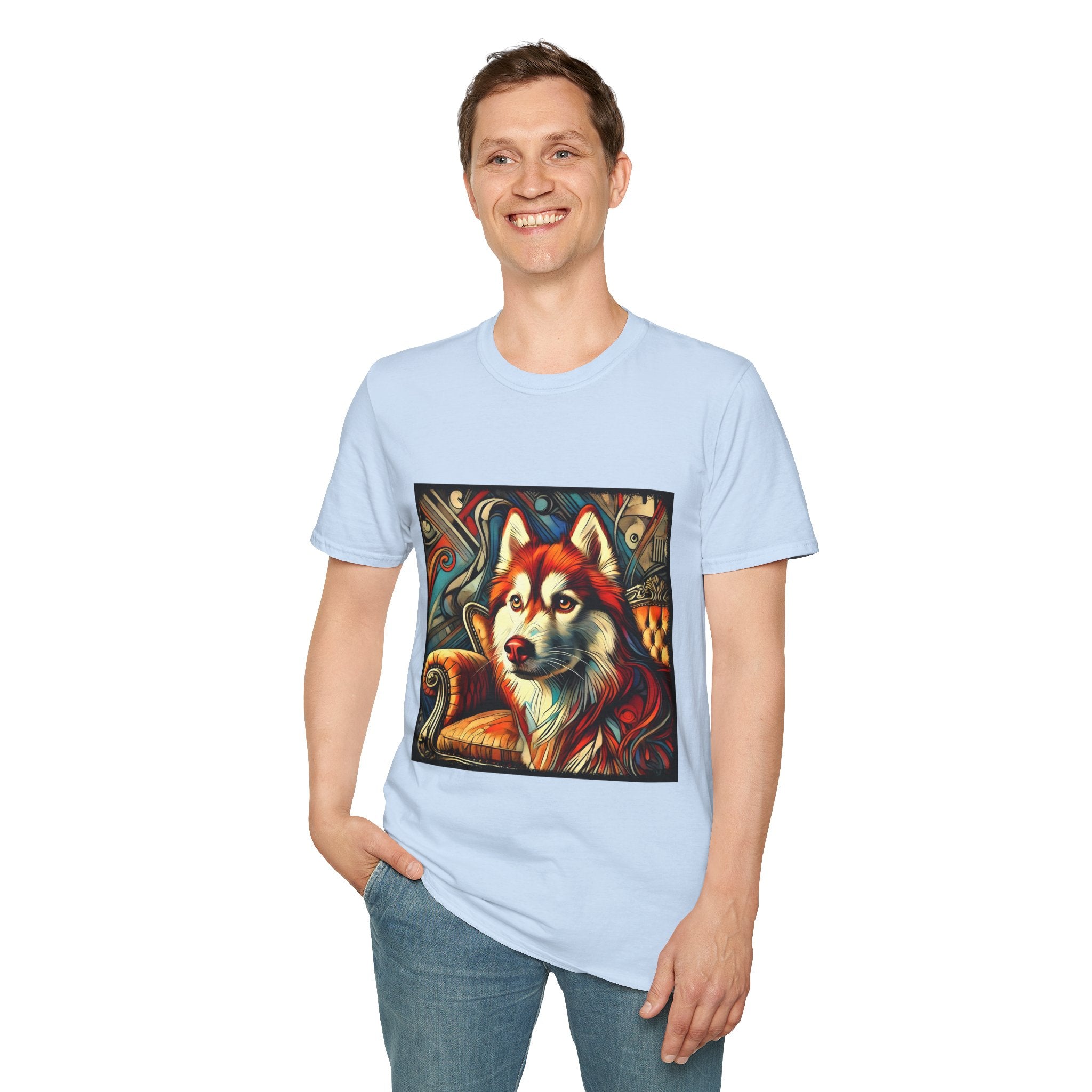 Siberian Husky Red Rebel | Unisex Dog T-Shirt