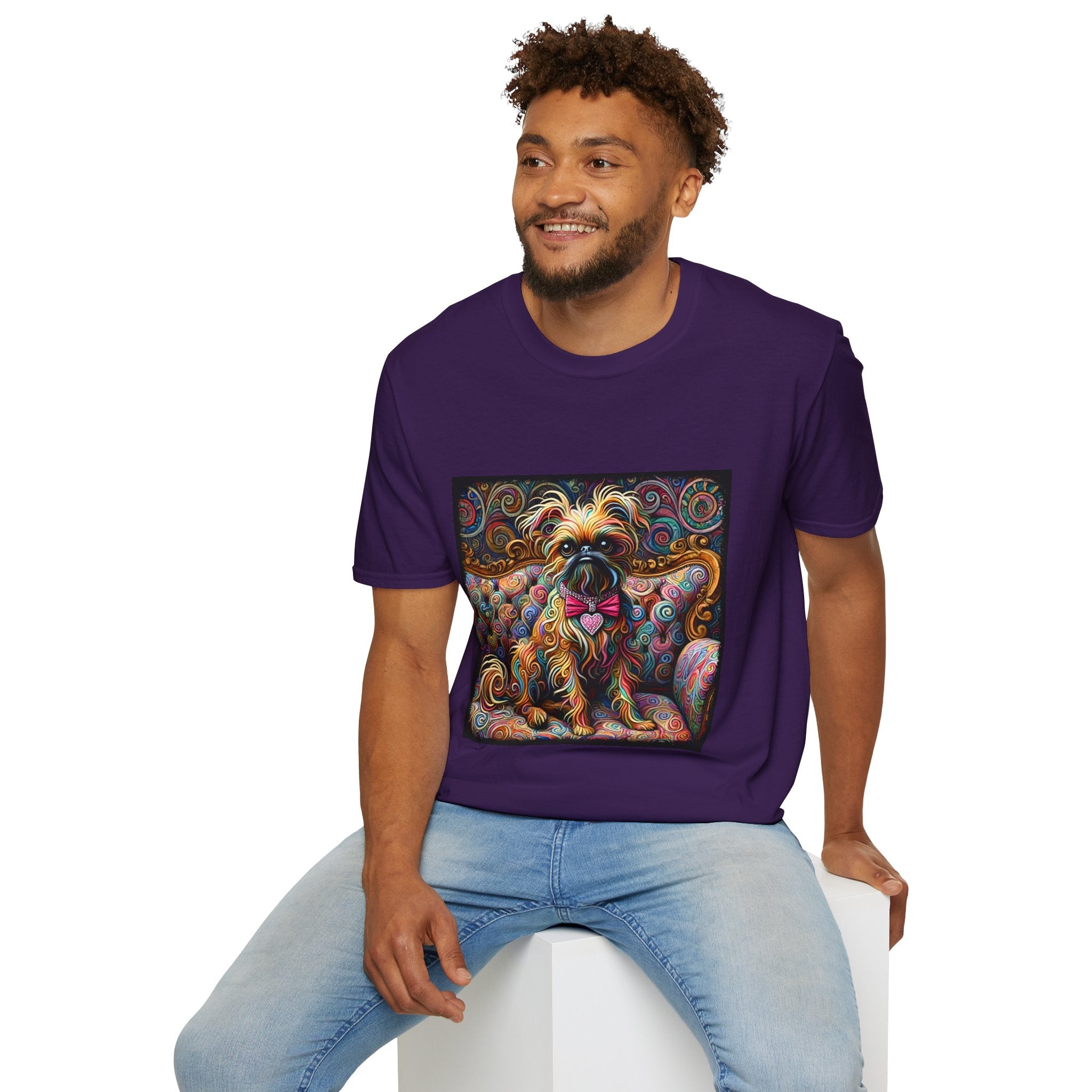 Brussels Griffon Love Swirl | Unisex Dog T-Shirt