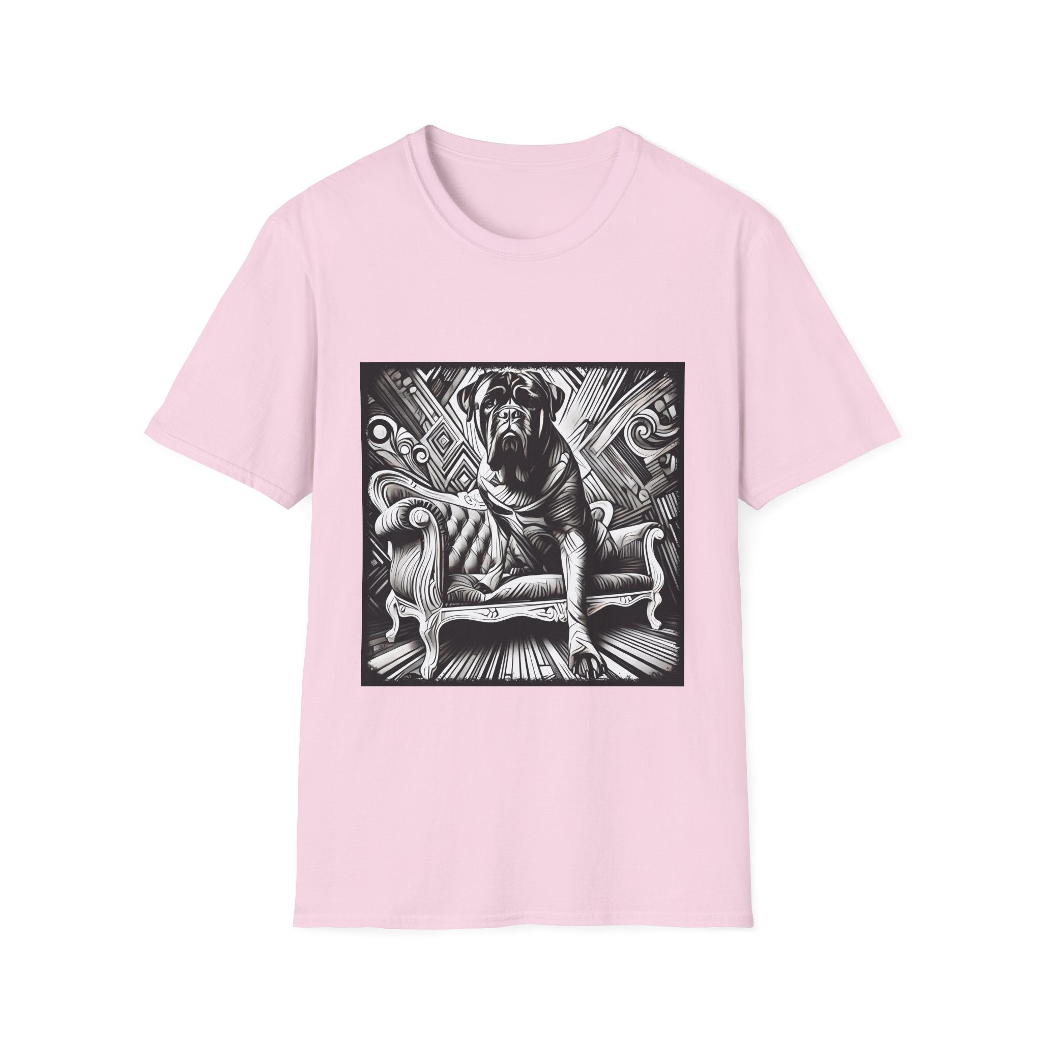 Bullmastiff B&W Bold | Unisex Dog T-Shirt