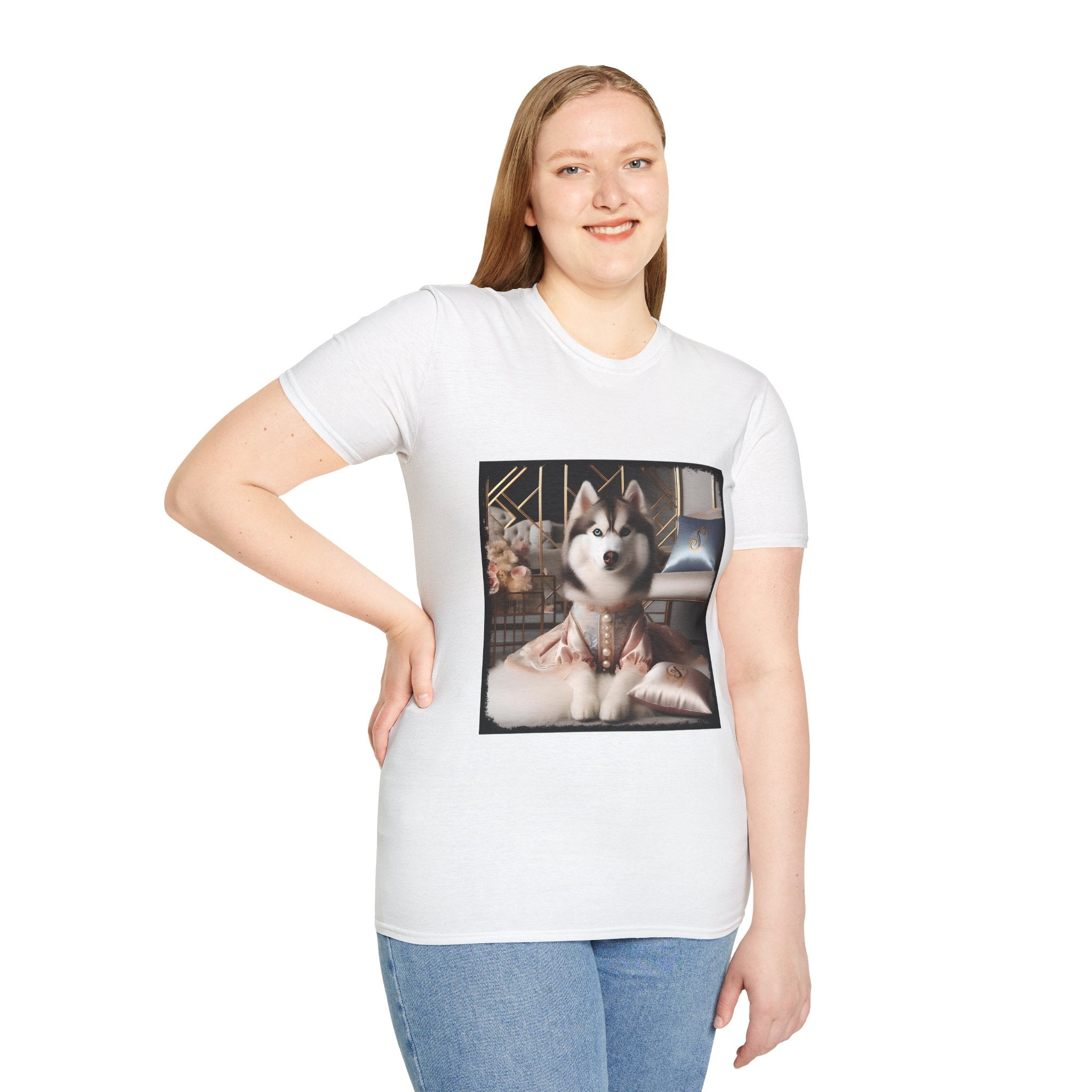 Siberian Husky Satin Diva | Unisex Dog T-Shirt
