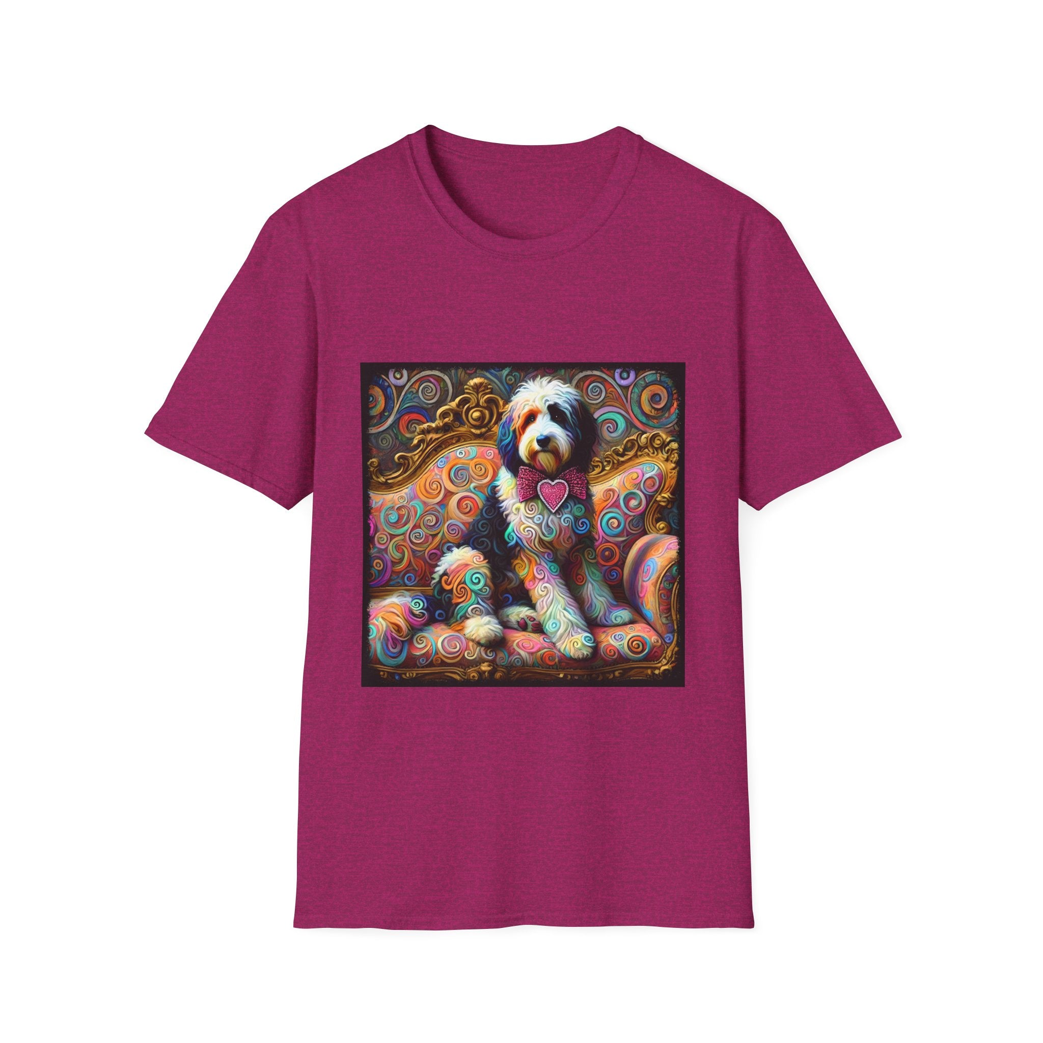 Bernedoodle Love Swirl | Unisex Dog T-Shirt