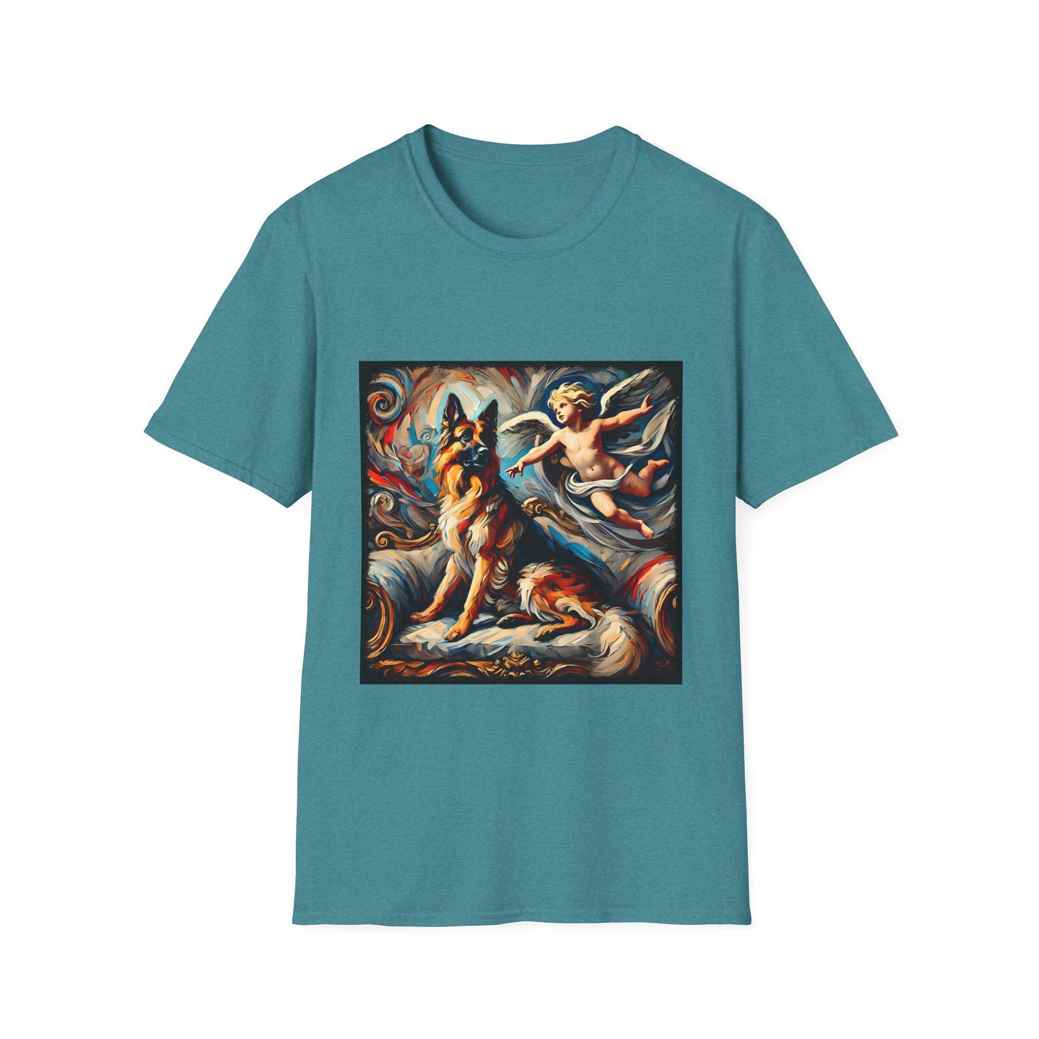 German Shepherd Divine Swirl | Unisex Dog T-Shirt