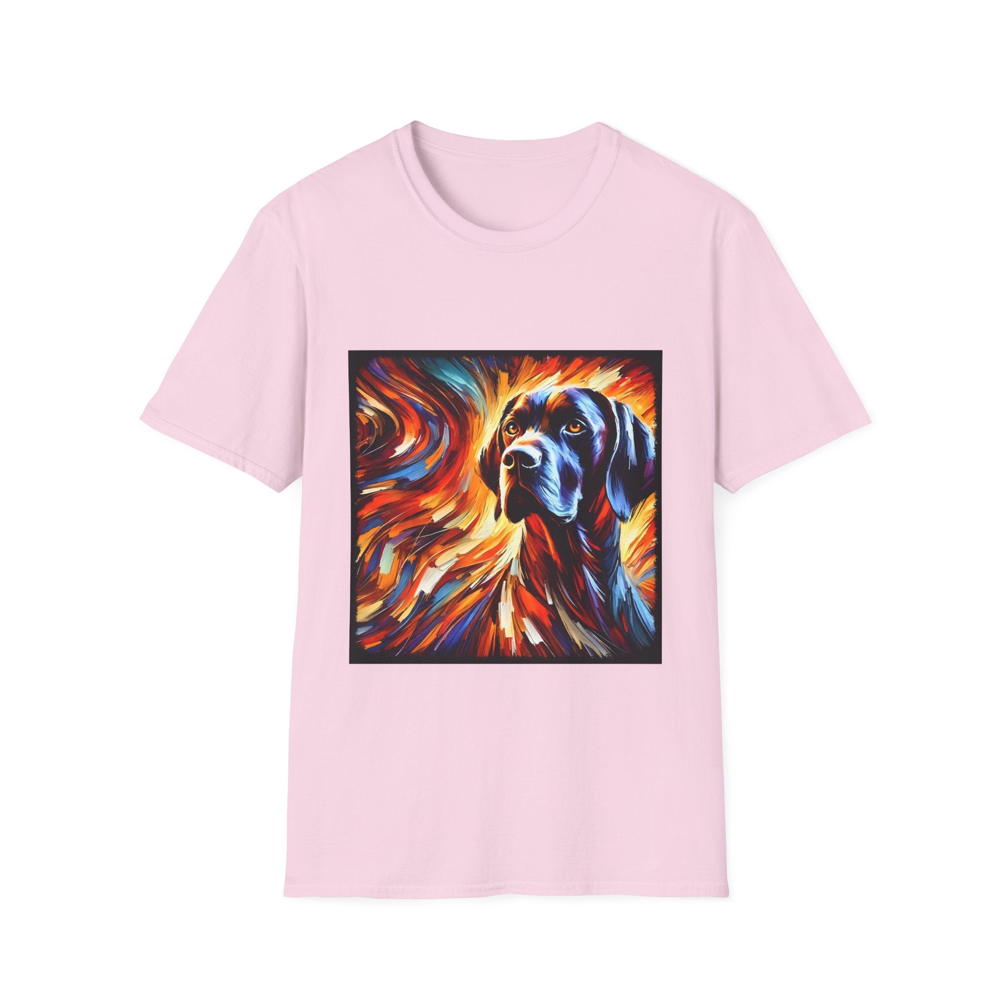 German Shorthaired Pointer Bold Fire Classic | Unisex Dog T-Shirt