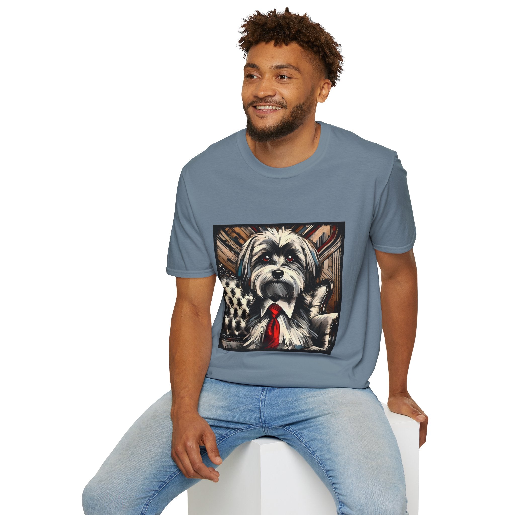 Havanese Bold Gentleman |  Unisex Dog T-Shirt