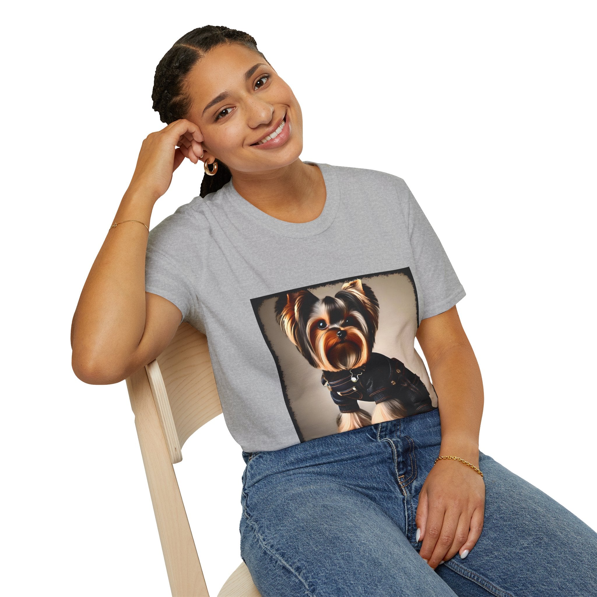 Yorkshire Terrier Denim Doll | Unisex Dog T-Shirt