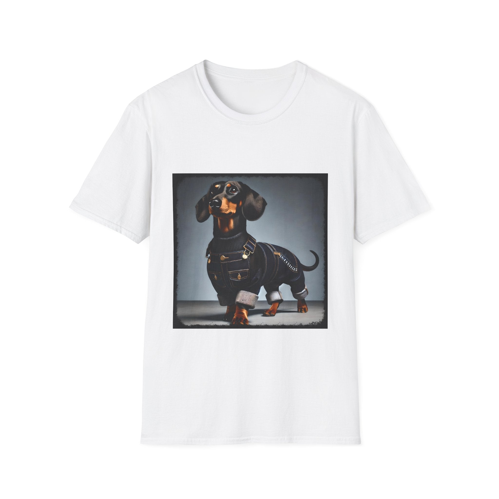 Dachshund Denim Doll | Unisex Dog T-Shirt