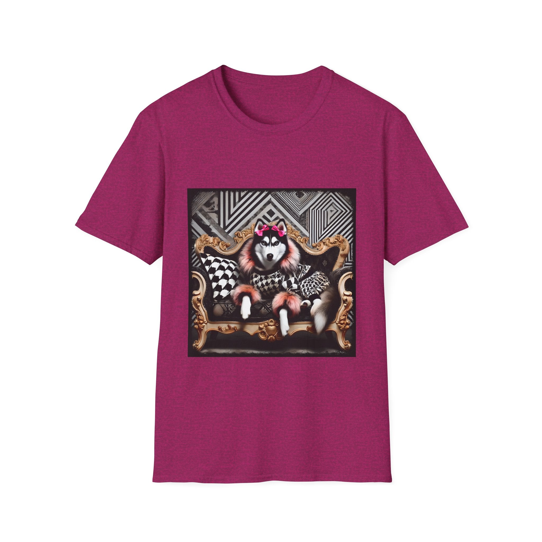 Siberian Husky Fierce Fashionista | Unisex Dog T-Shirt