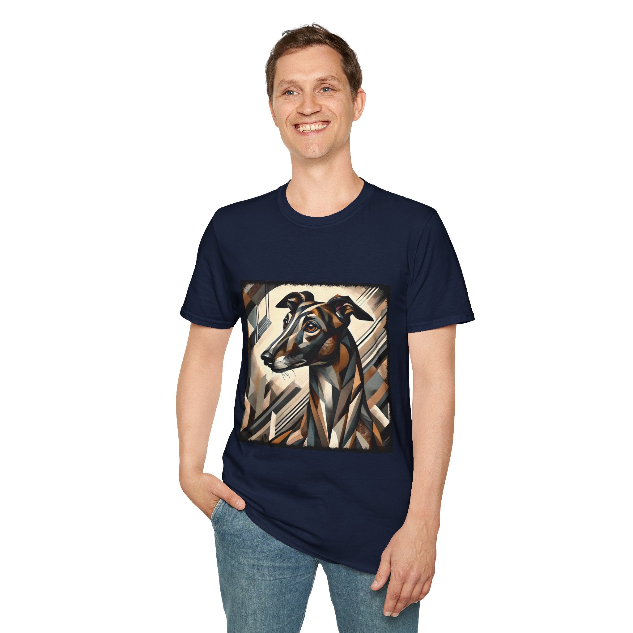 Greyhound Bold Geometric | Unisex Dog T-Shirt