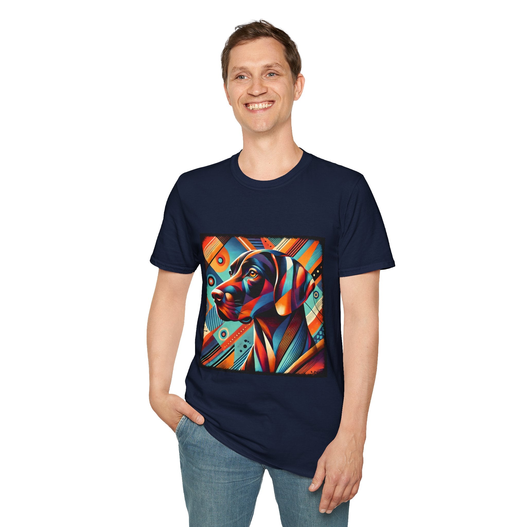 German Shorthaired Pointer Bold Geometric | Unisex Dog T-Shirt