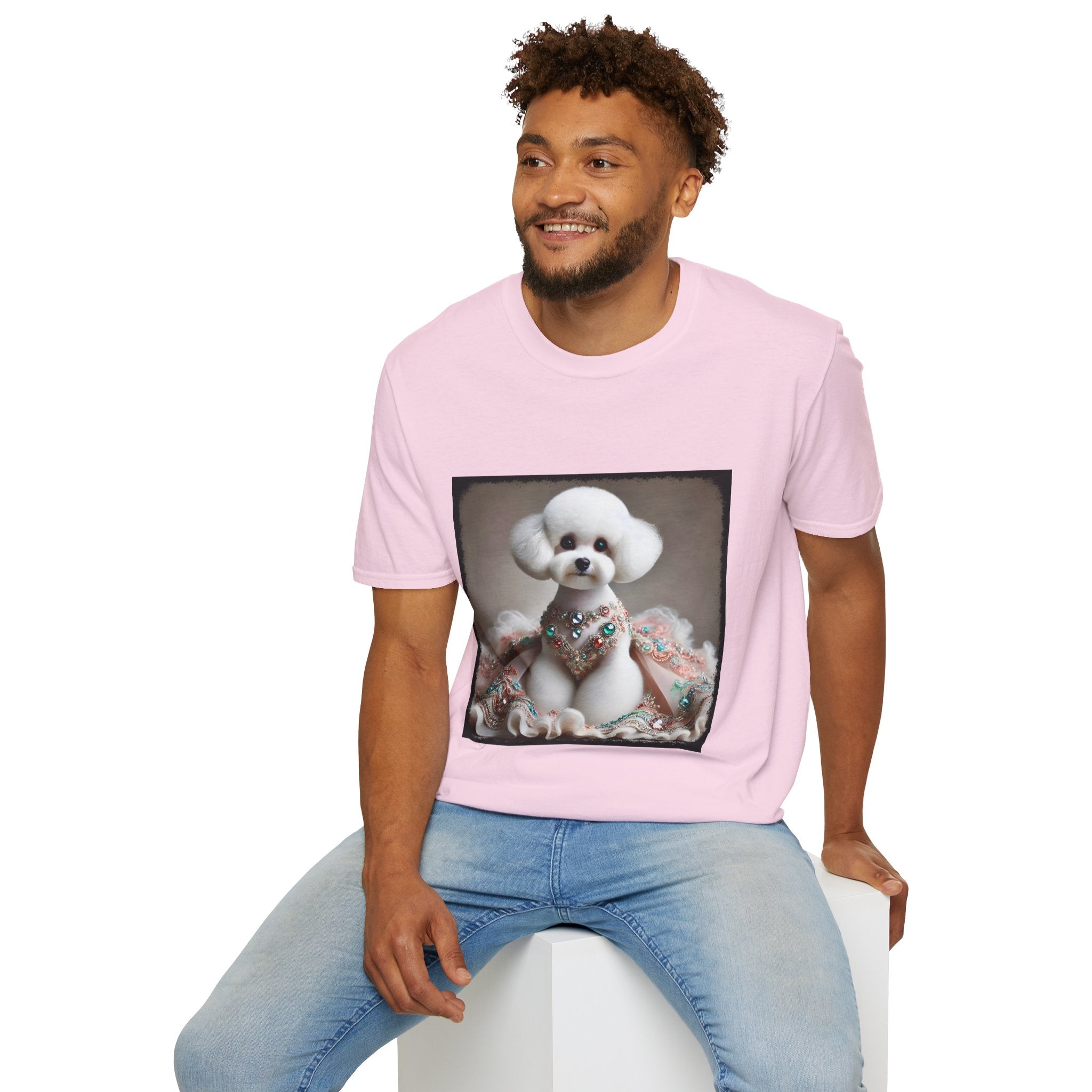 Bichon Frise Jeweled Beauty | Unisex Dog T-Shirt