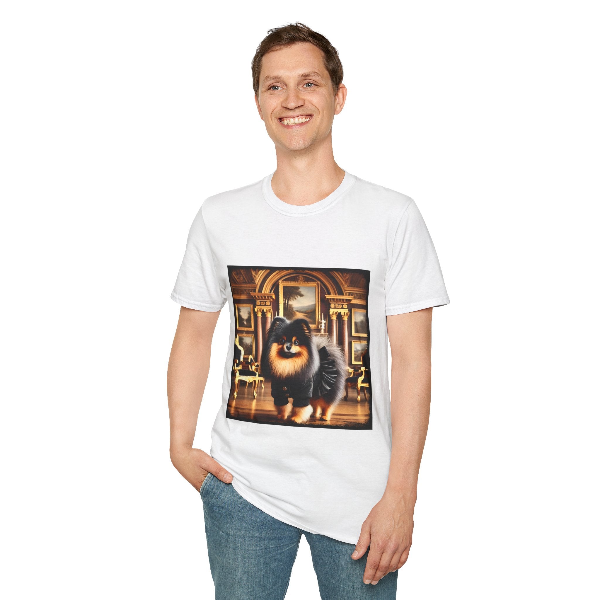Pomeranian Billionaire Bark | Unisex Dog T-Shirt