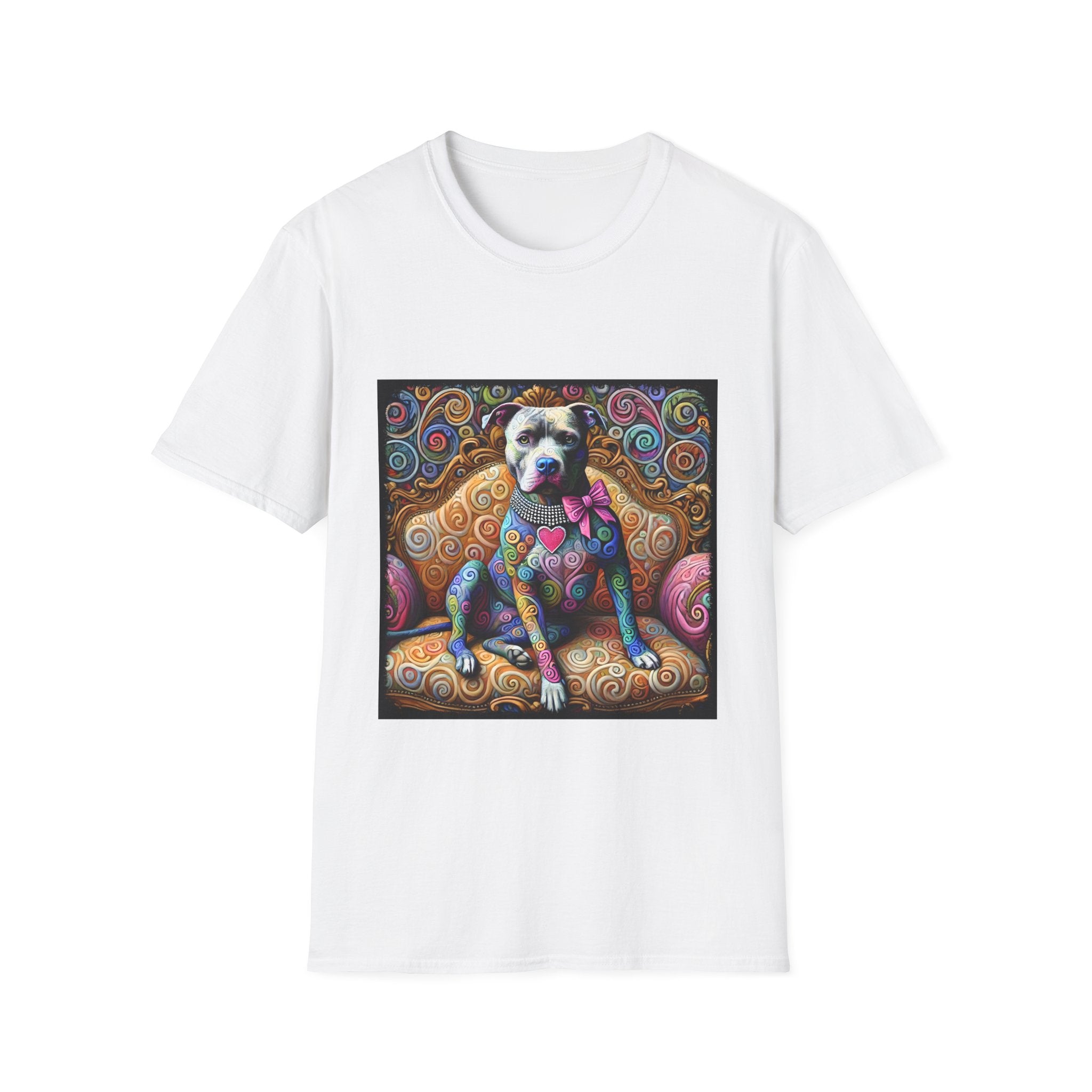 American Pit Bull Terrier Love Swirl | Unisex Dog T-Shirt