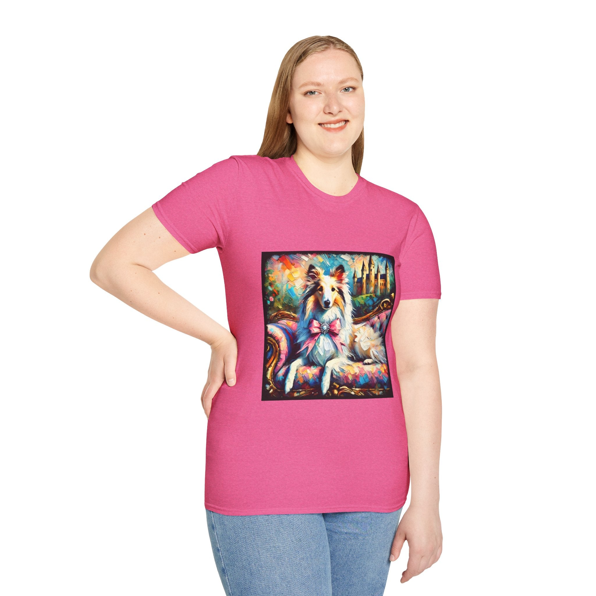 Collie Diamond Princess Classic | Unisex Dog T-Shirt