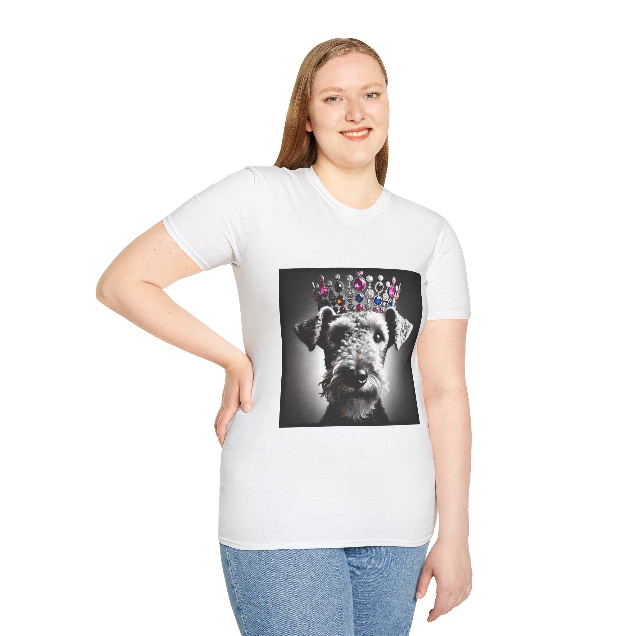 Airedale Terrier Iconic Princess | Unisex Dog T-Shirt