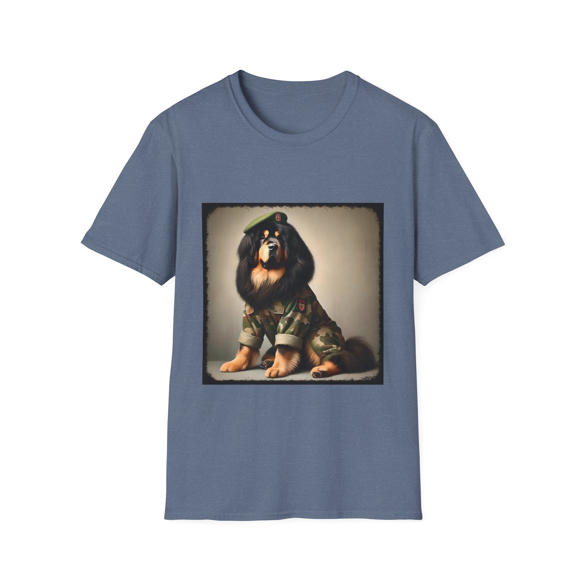 Tibetan Mastiff Camo Cutie | Unisex Dog T-Shirt