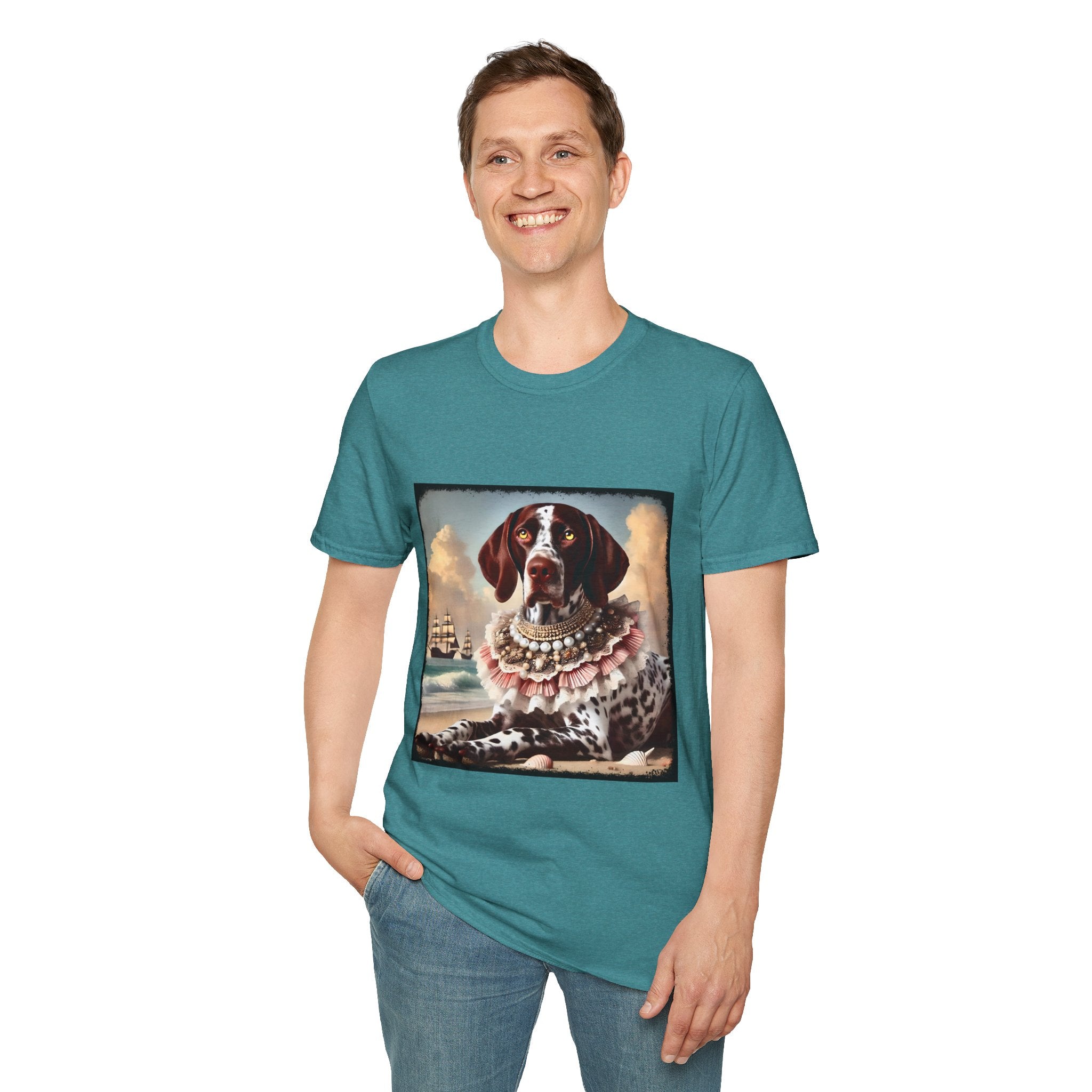 German Shorthaired Pointer Beach Beauty | Unisex Dog T-Shirt