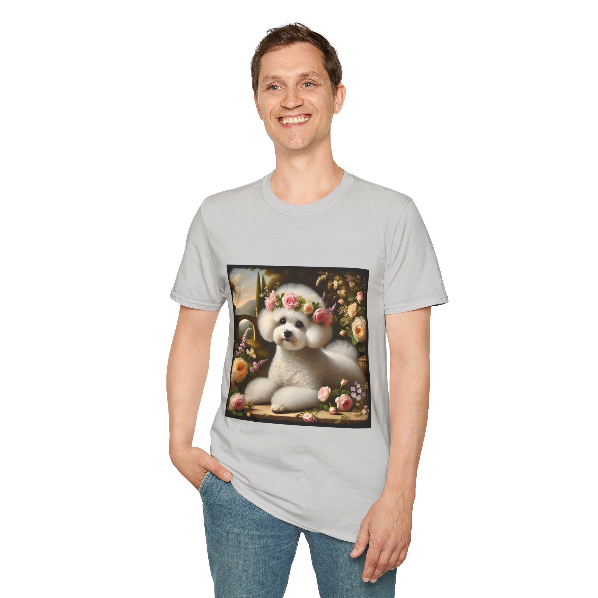 Bichon Frise Botanical Beauty | Unisex Dog T-Shirt
