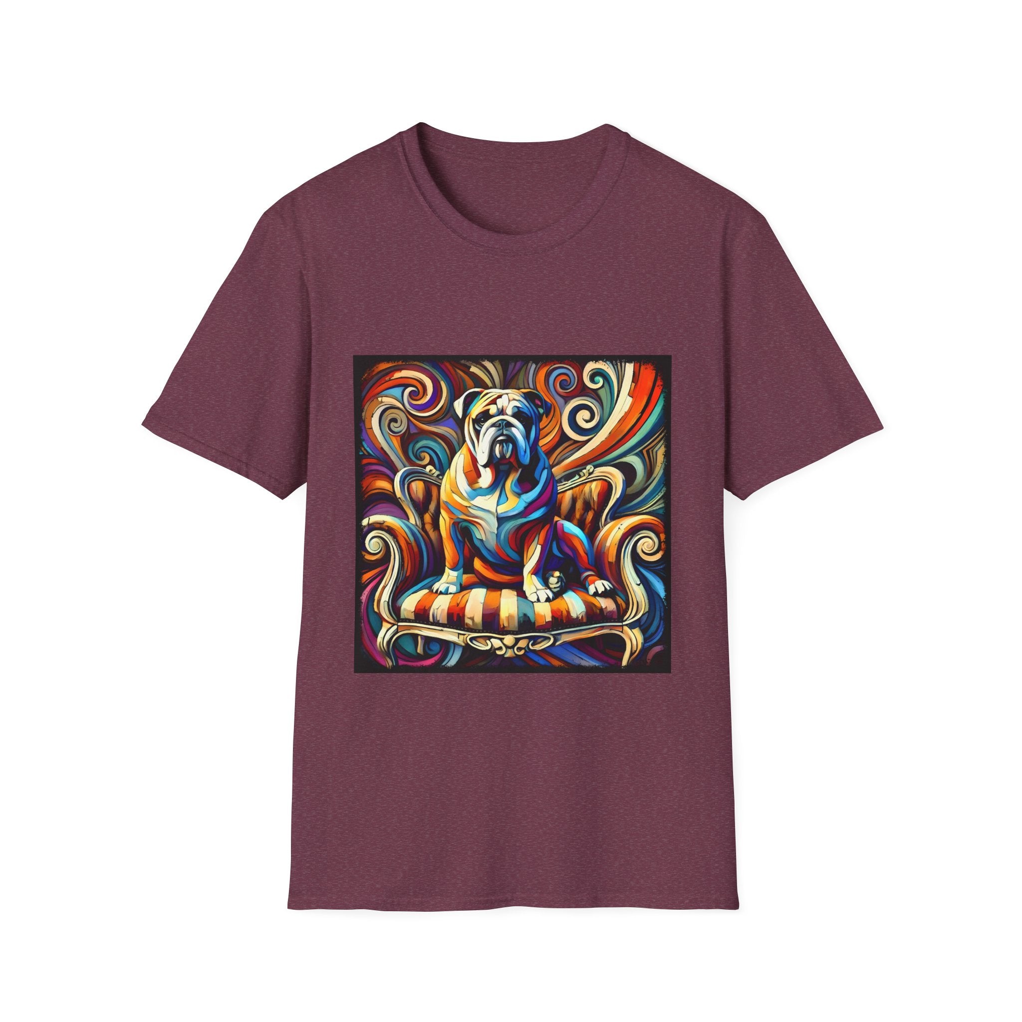 Bulldog Bold Swirl | Unisex Dog T-Shirt