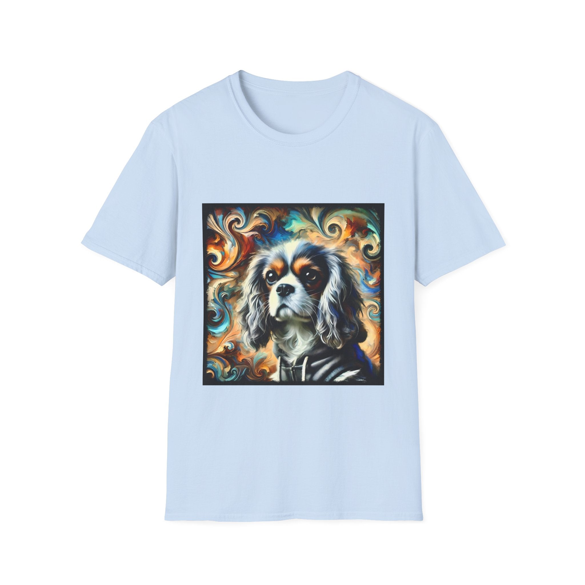 Cavalier King Charles Spaniel Silver Swirl | Unisex Dog T-Shirt
