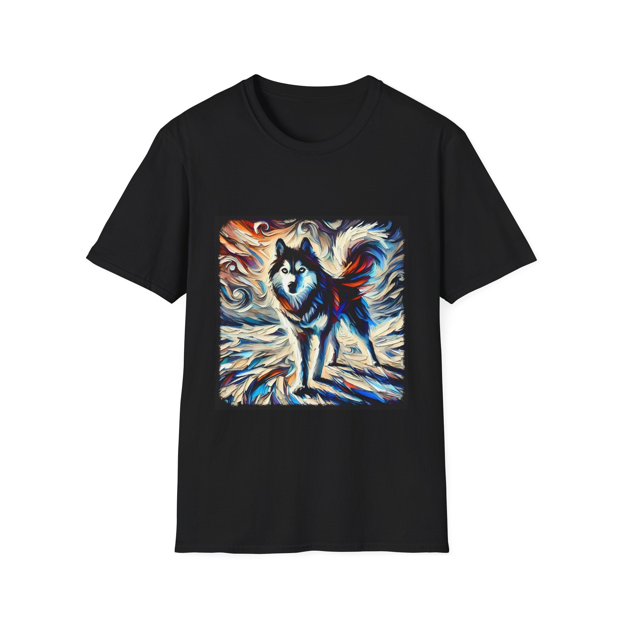 Siberian Husky Vivid Dream Swirl | Unisex Dog T-Shirt