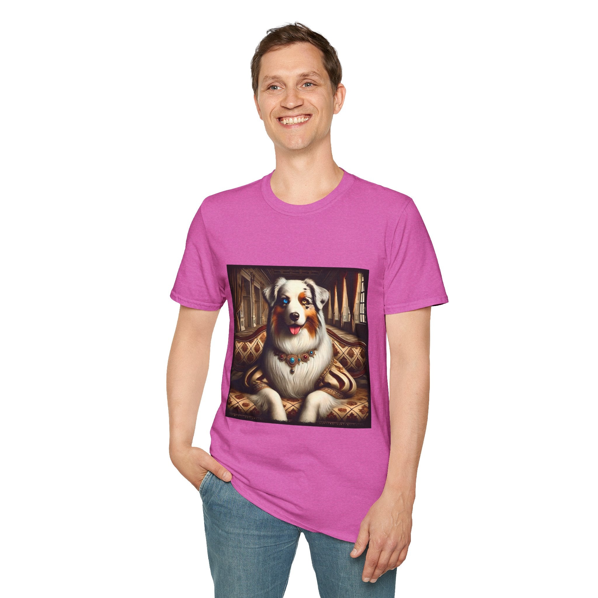 Australian Shepherd Poised Princess | Unisex Dog T-Shirt