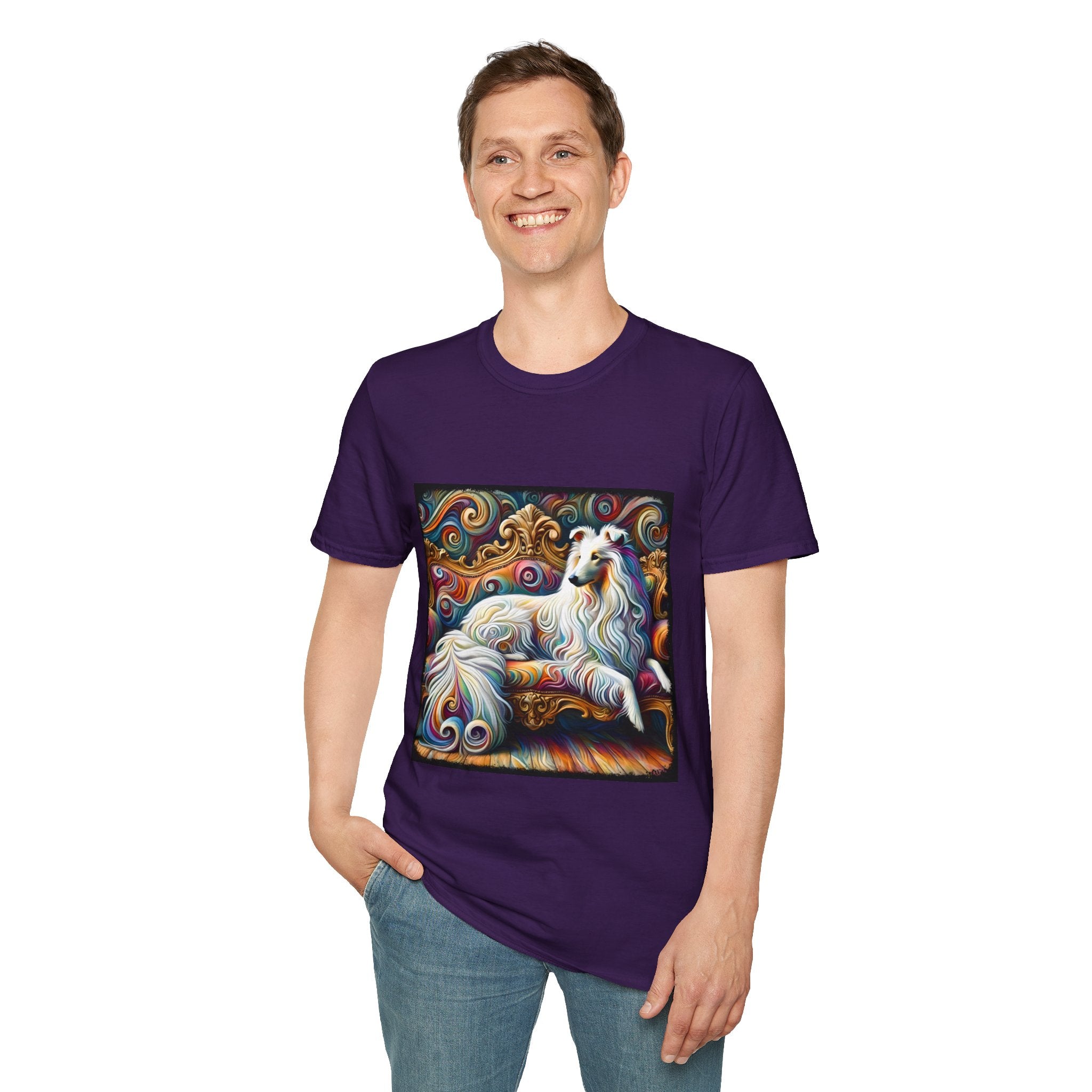 Collie Divine Swirl | Unisex Dog T-Shirt
