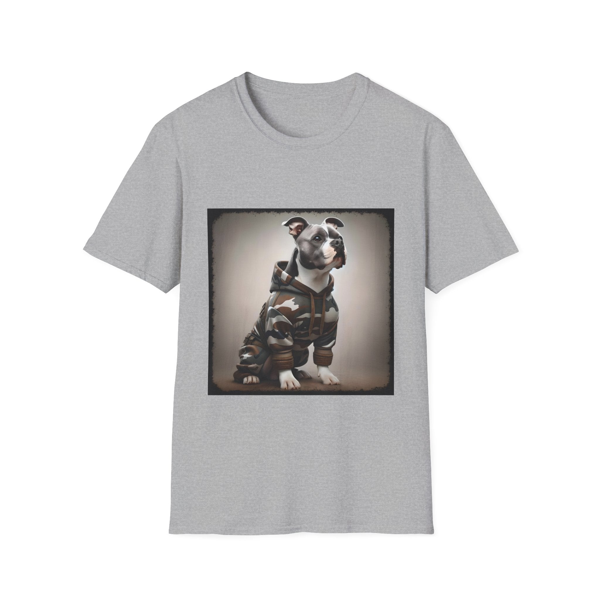American Pit Bull Terrier Camo Cutie | Unisex Dog T-Shirt