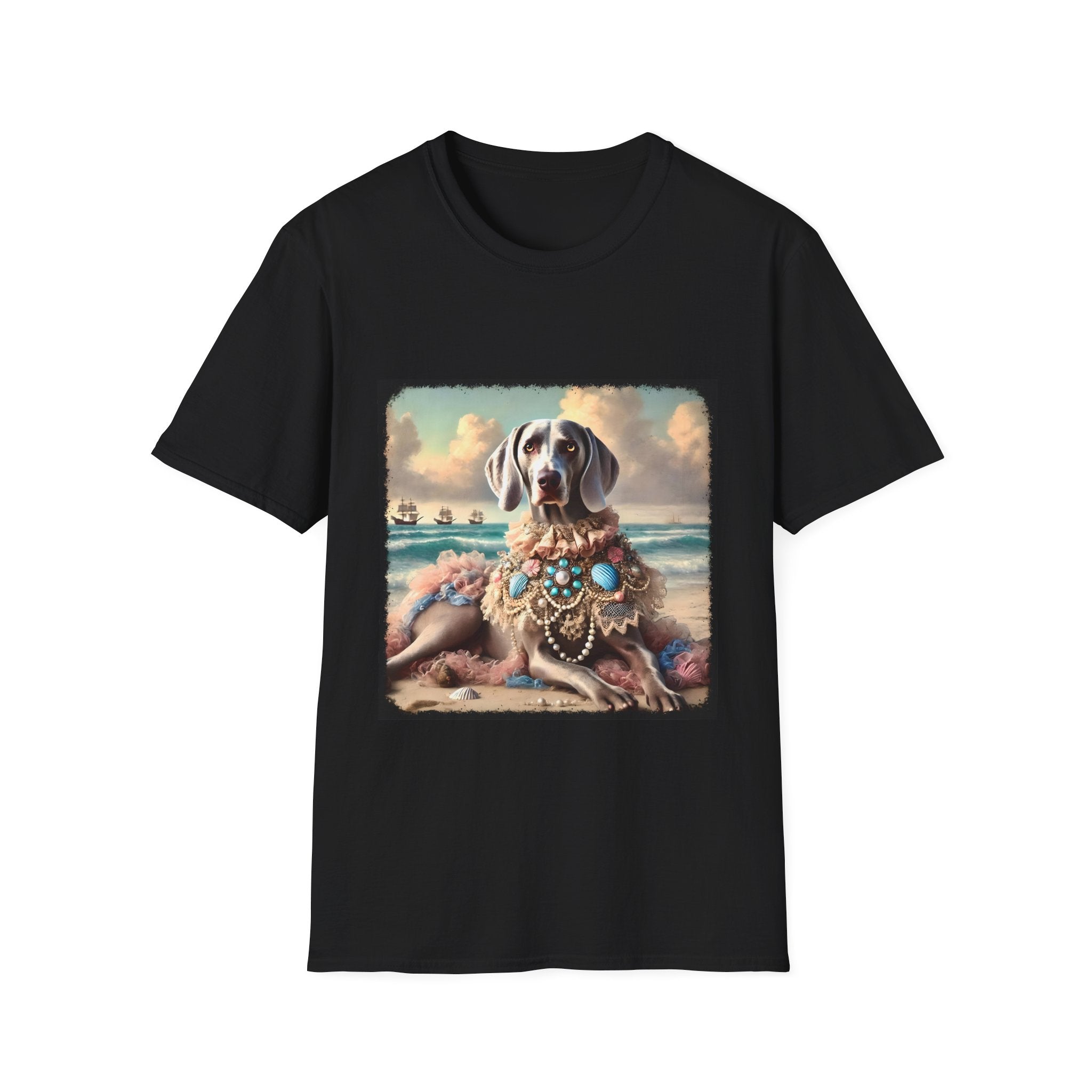 Weimaraner Seashell Siren | Unisex Dog T-Shirt