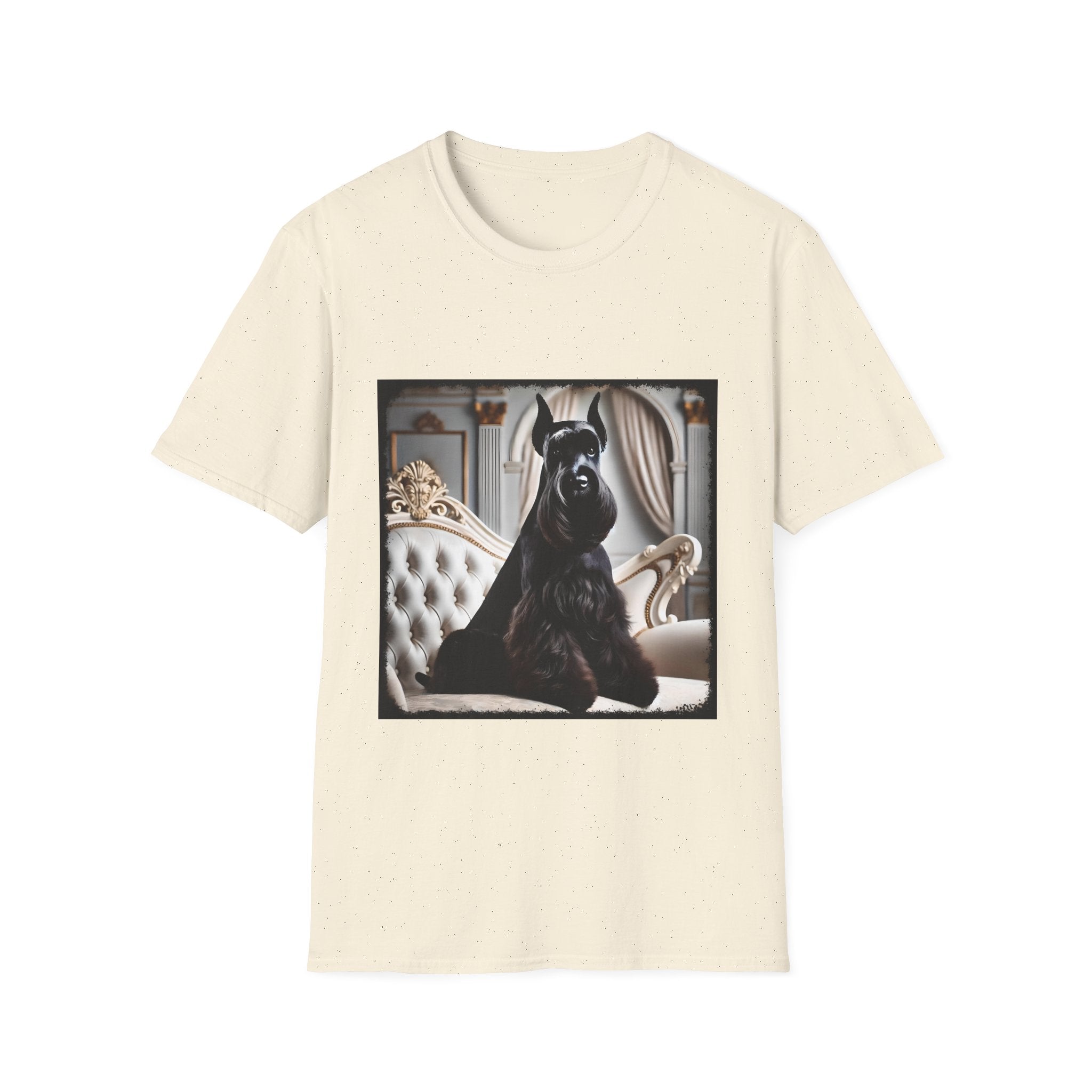 Schnauzer Posh Pose | Unisex Dog T-Shirt