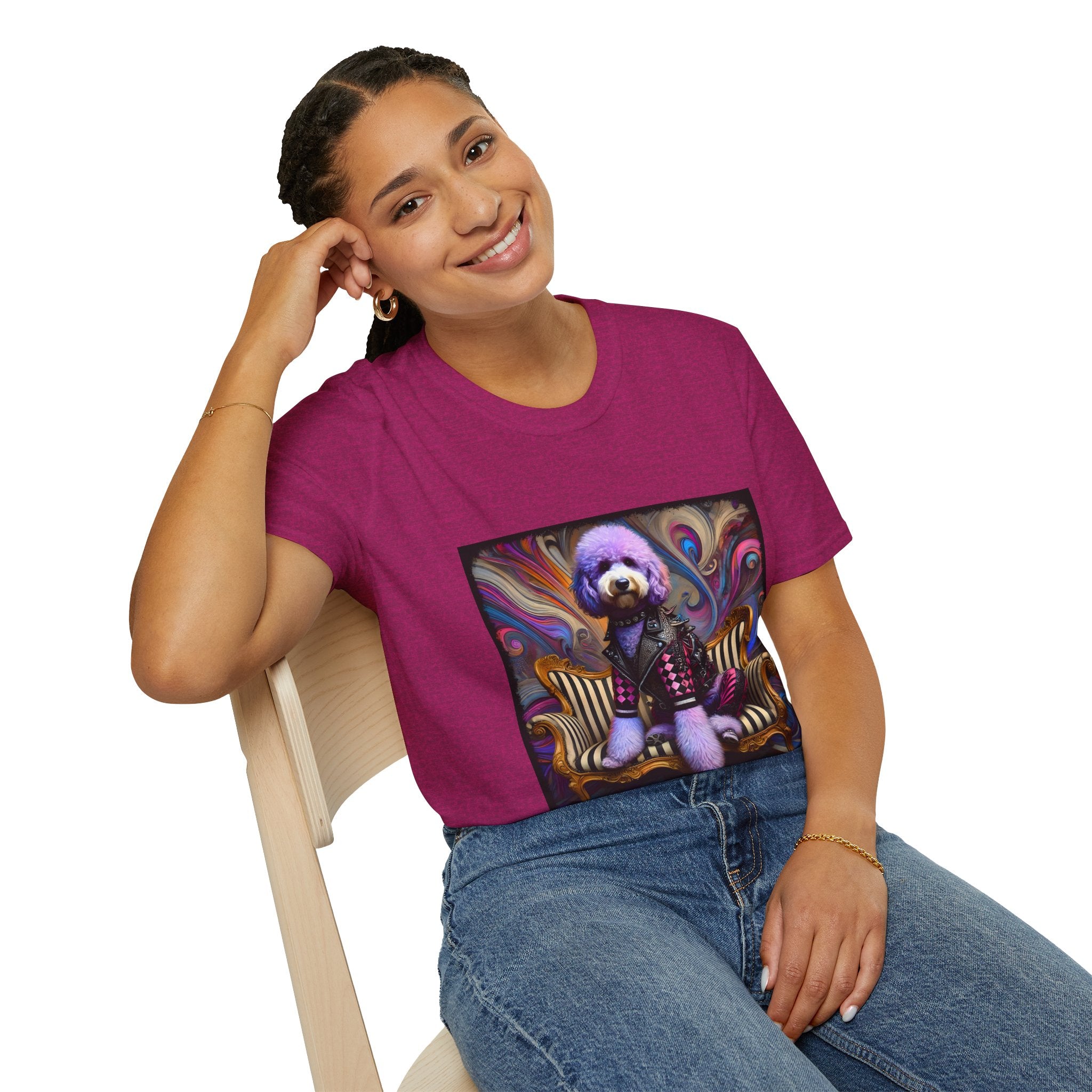 Labradoodle Lavender Rocker | Unisex Dog T-Shirt