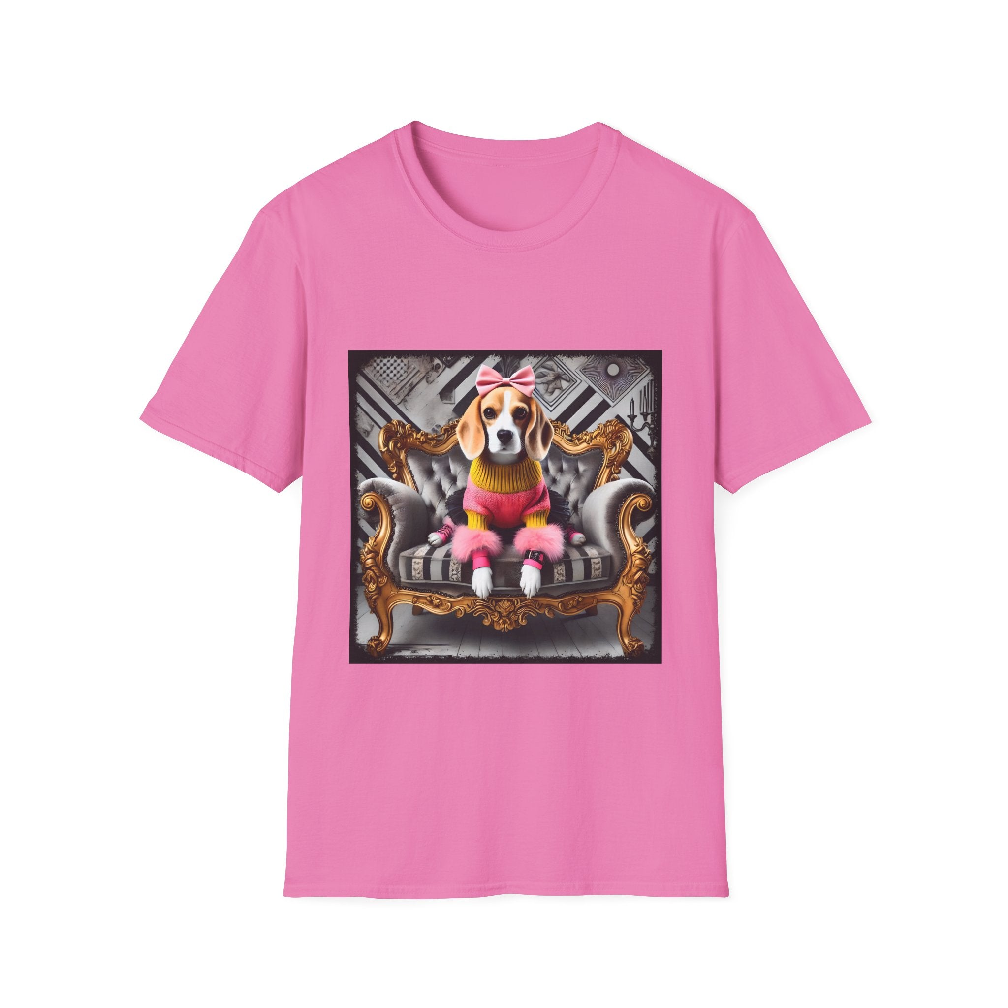 Beagle Pink Diva | Unisex Dog T-Shirt