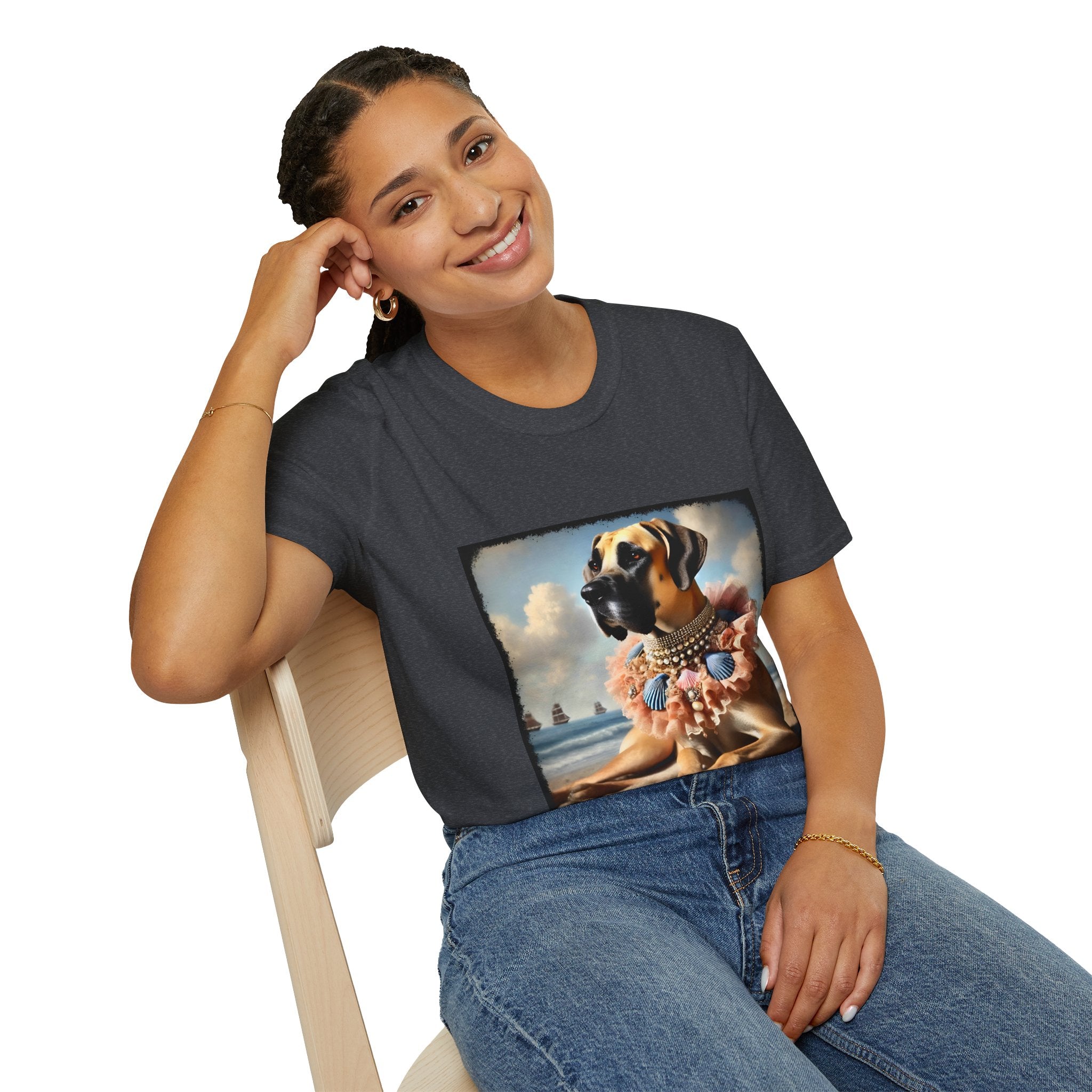 Great Dane Seaside Queen | Unisex Dog T-Shirt