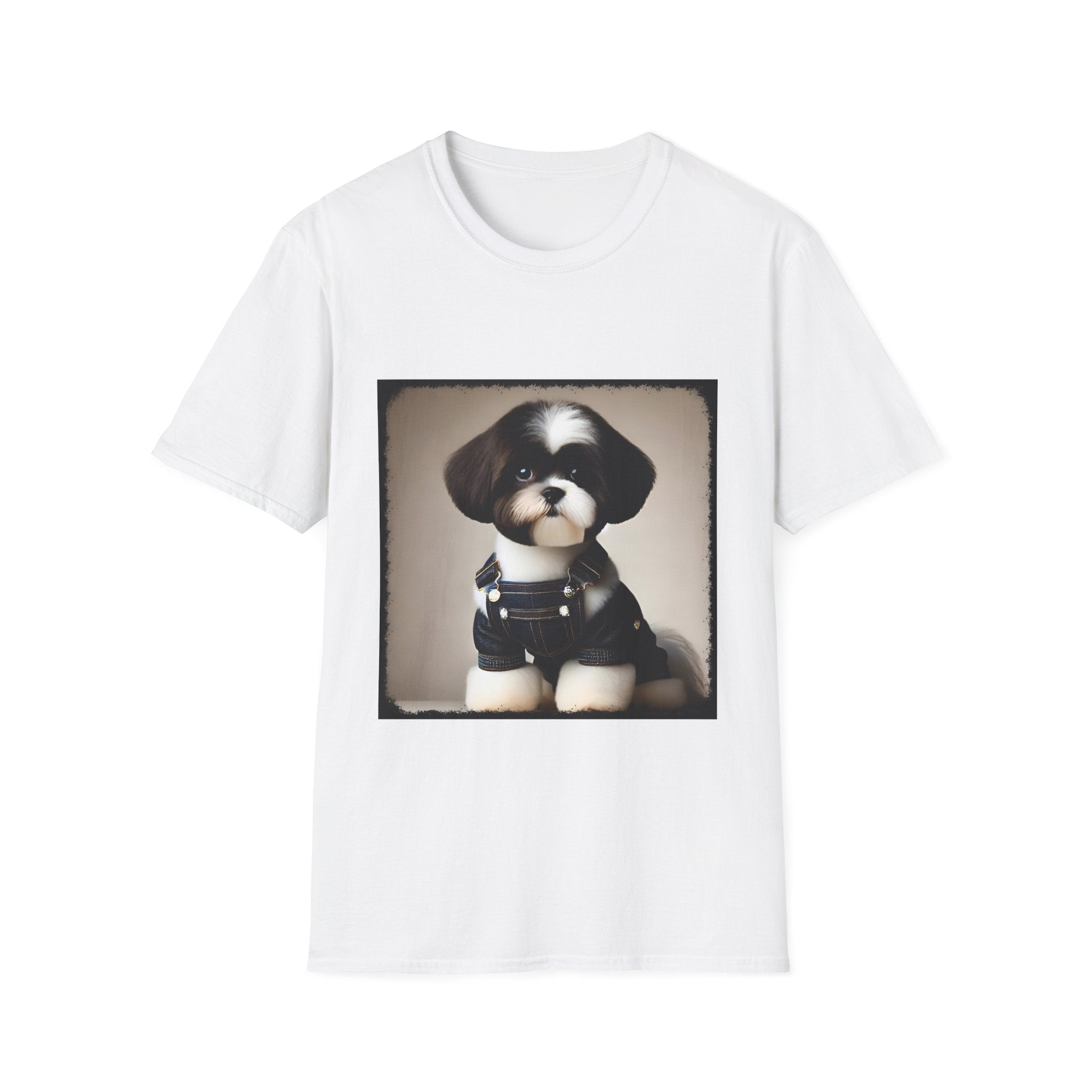 Shih Tzu Denim Darling | Unisex Dog T-Shirt