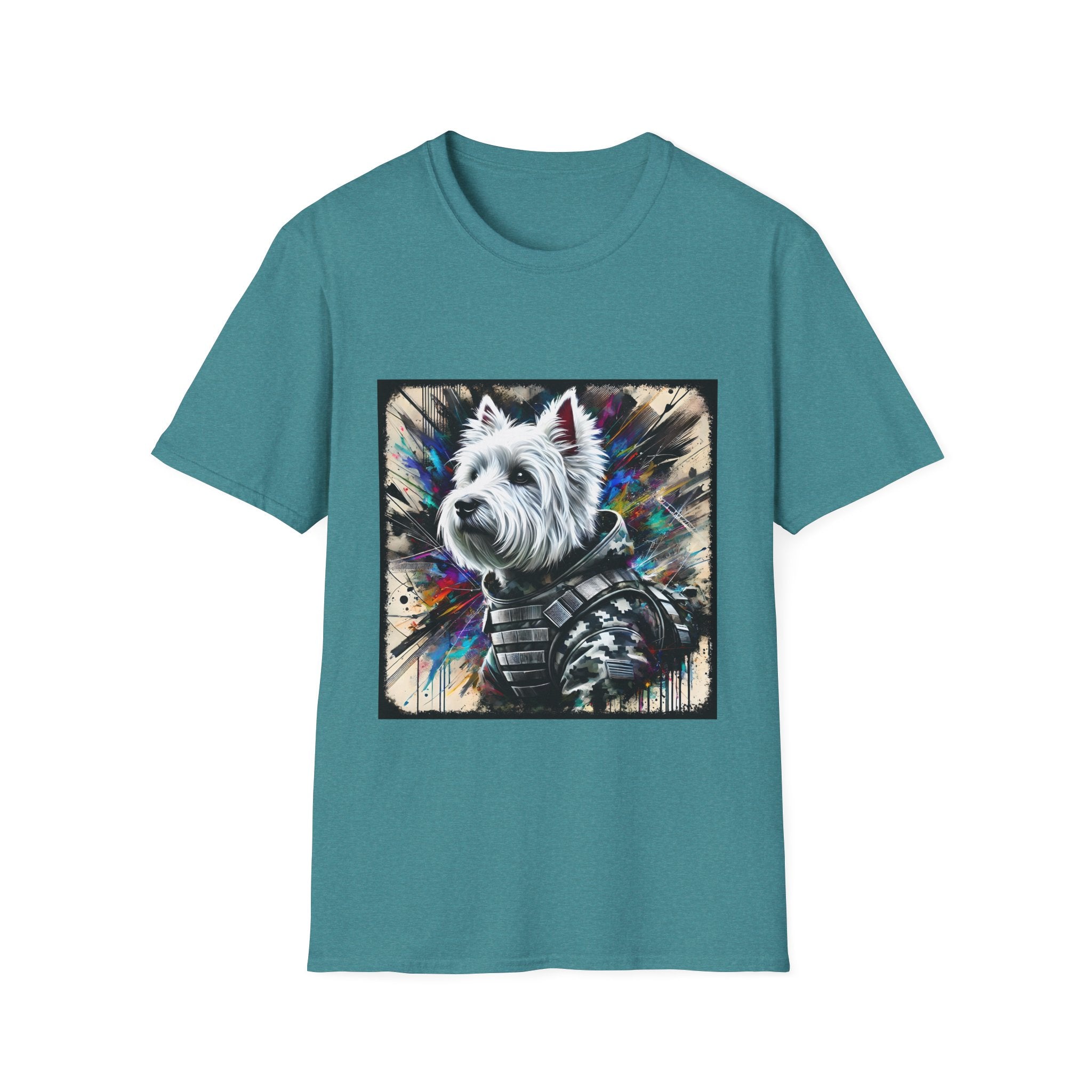 West Highland White Terrier Bold Camo Classic | Unisex Dog T-Shirt