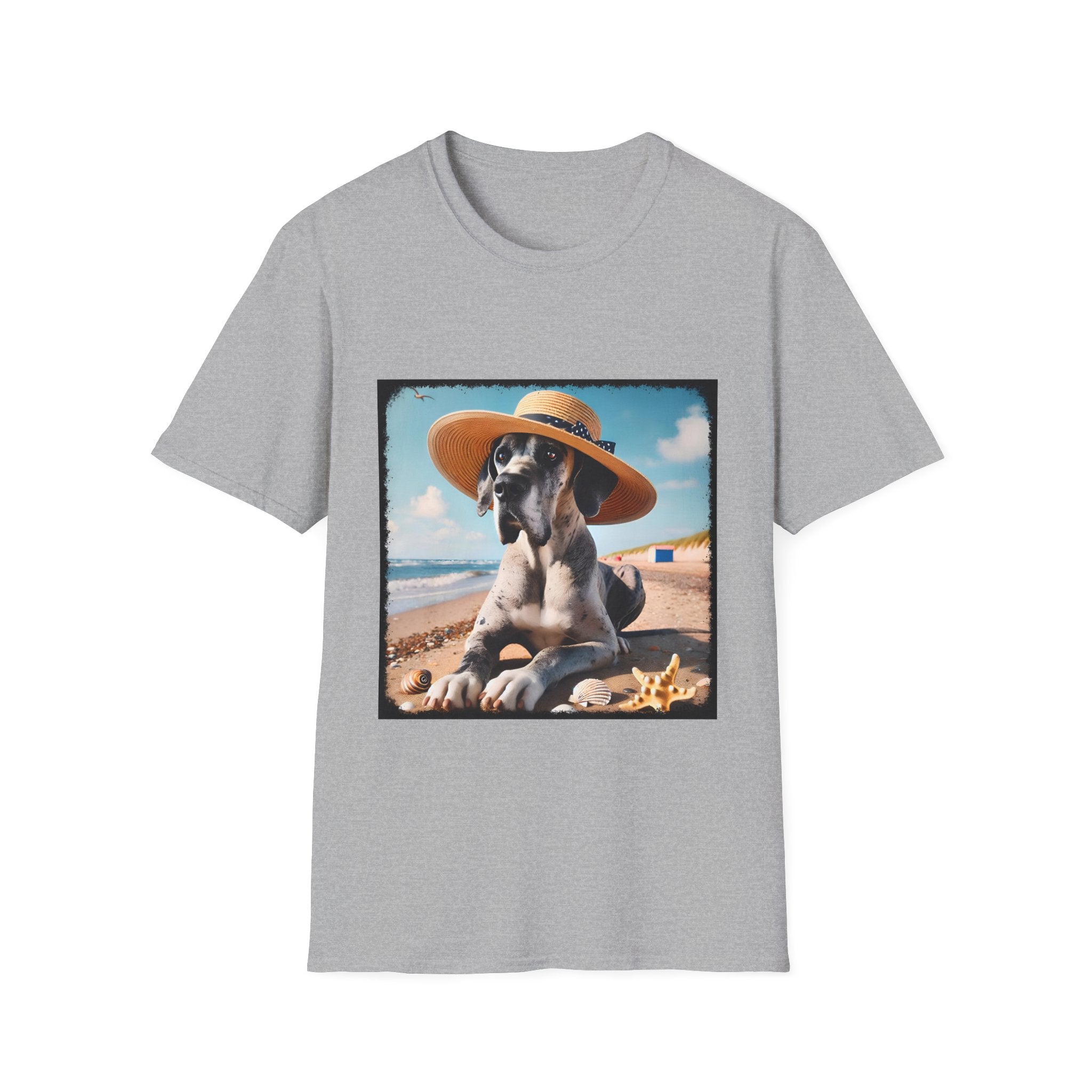 Great Dane Seaside Sass | Unisex Dog T-Shirt