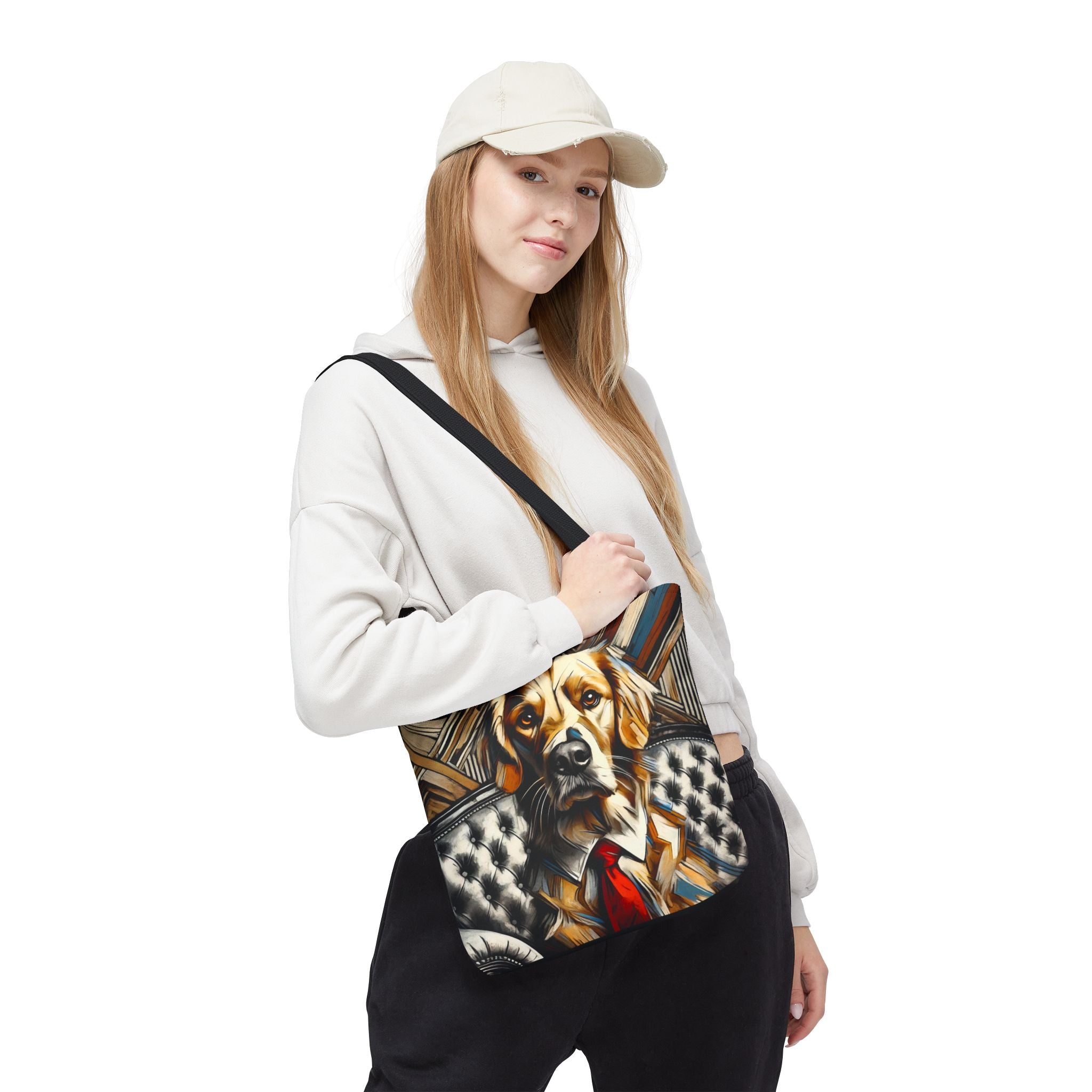Golden Retriever Perfect Gentleman | Dog Themed Tote Bag